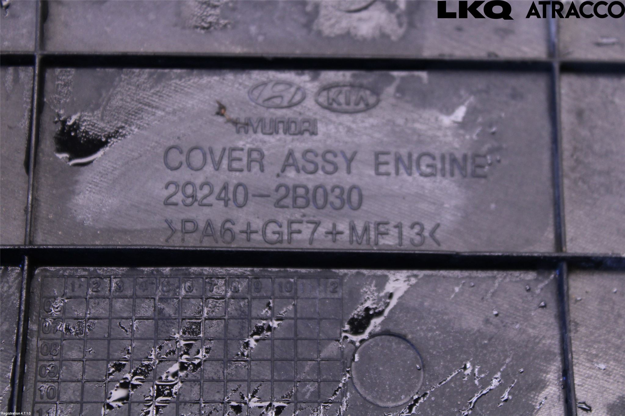 Kia CEED 06-12 Motor Deksel Over Motor