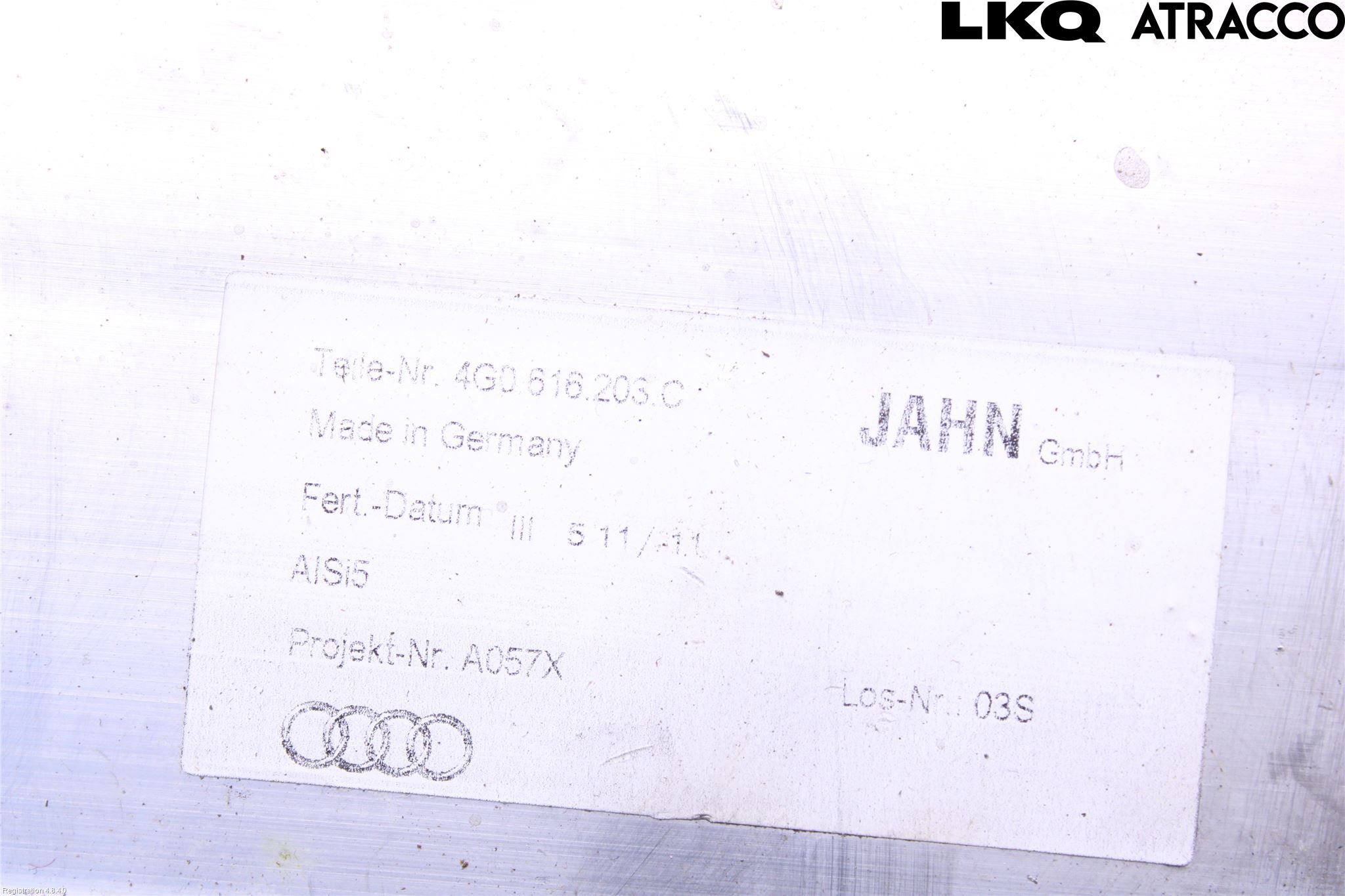 Audi A6/S6 4G 11-18 Nivå/Lufrfrändring Trycktank