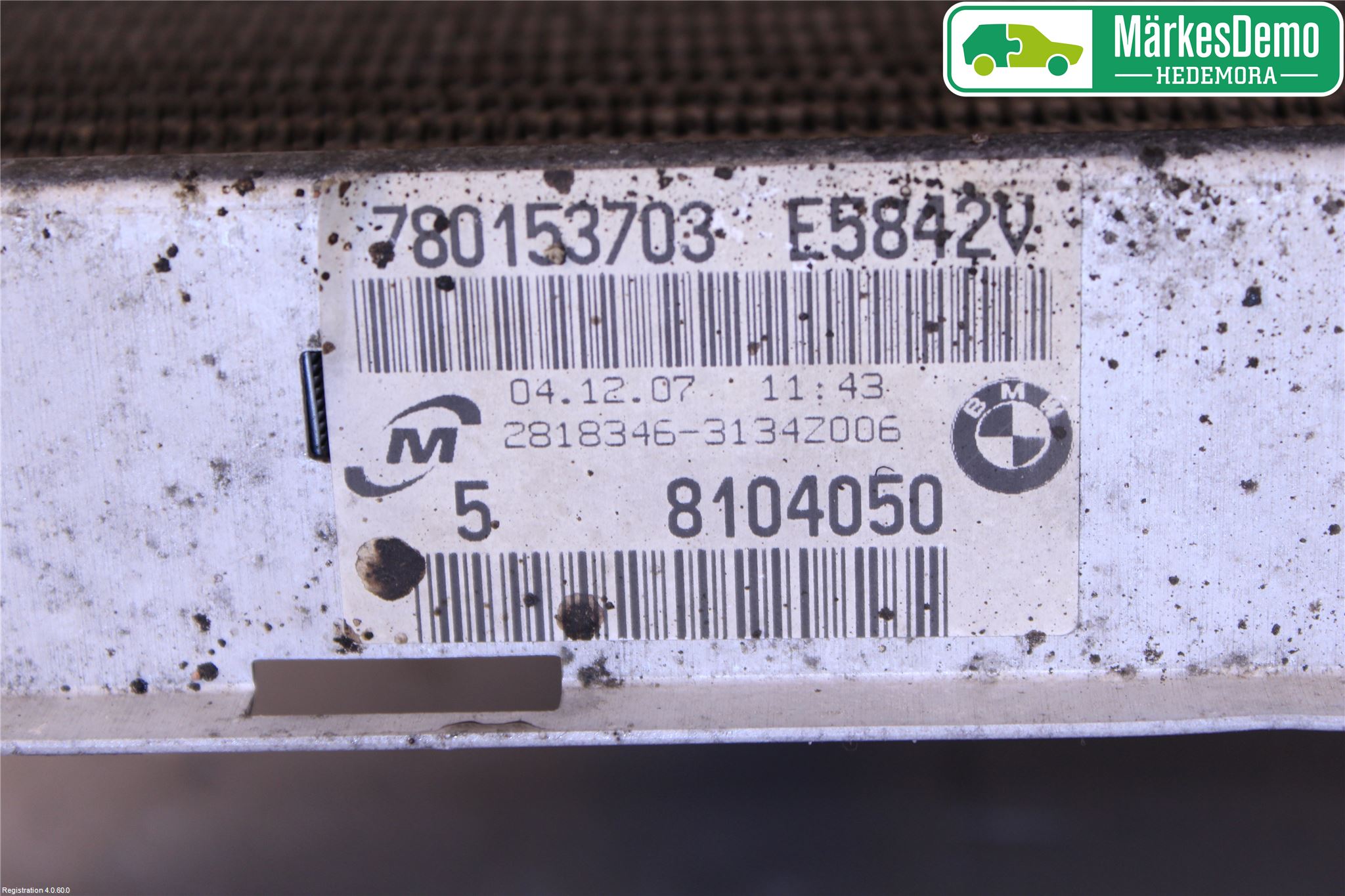 BMW 1 E87/81 5D/3D 03-11 Radiator Manuell
