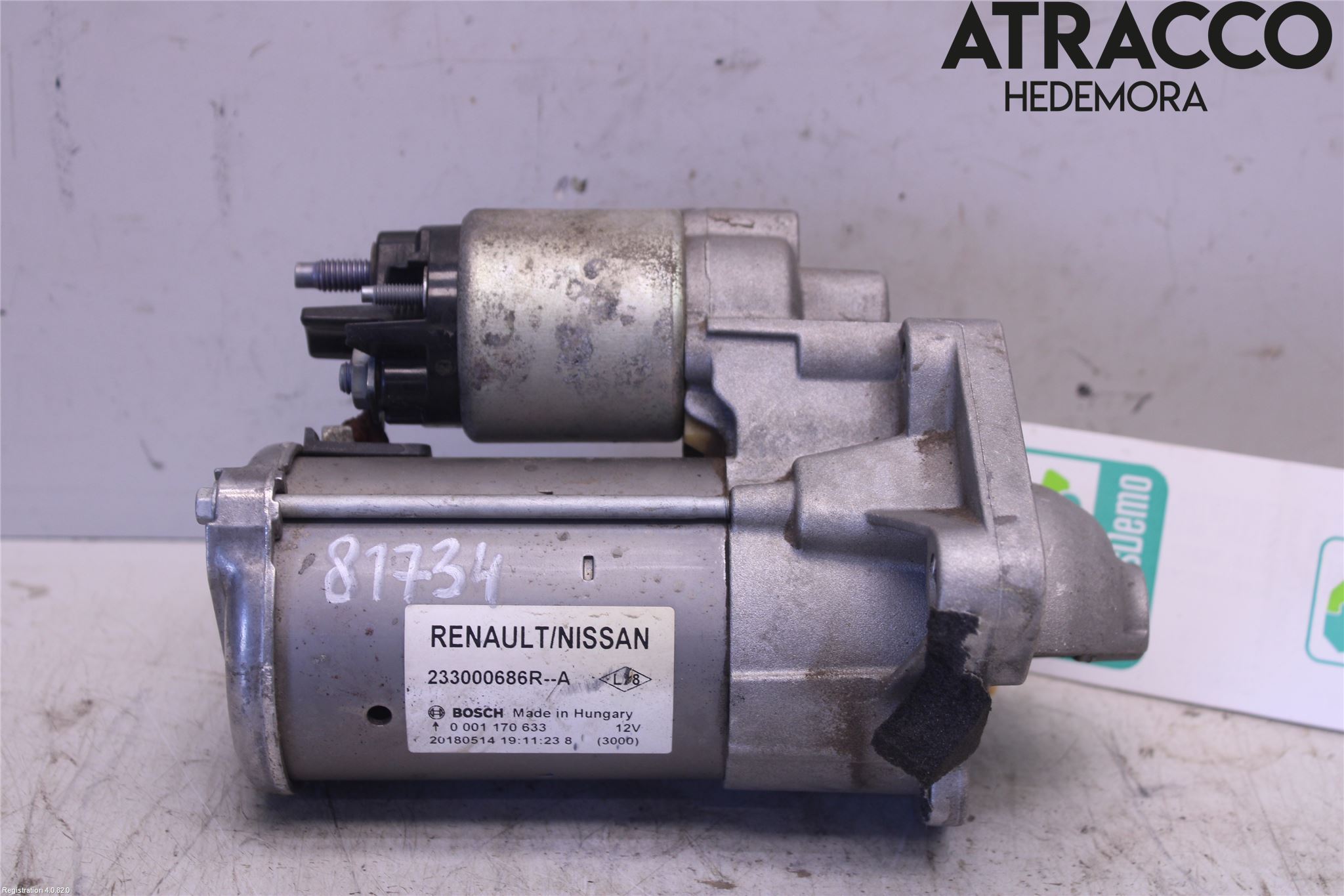 Nissan QASHQAI 14-17 Startmotor Diesel