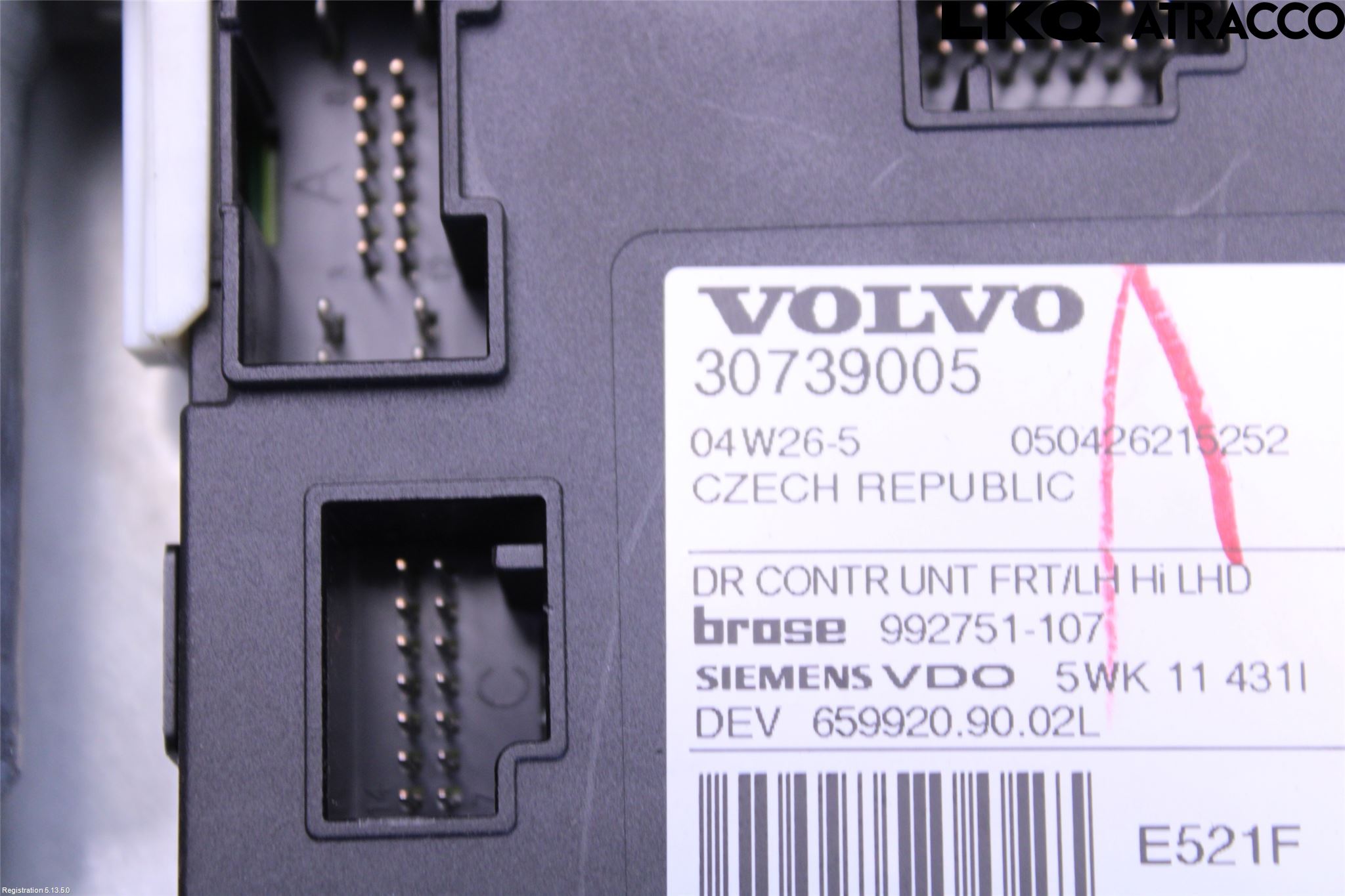 Volvo V50 04-07 Vindusheis El Komp