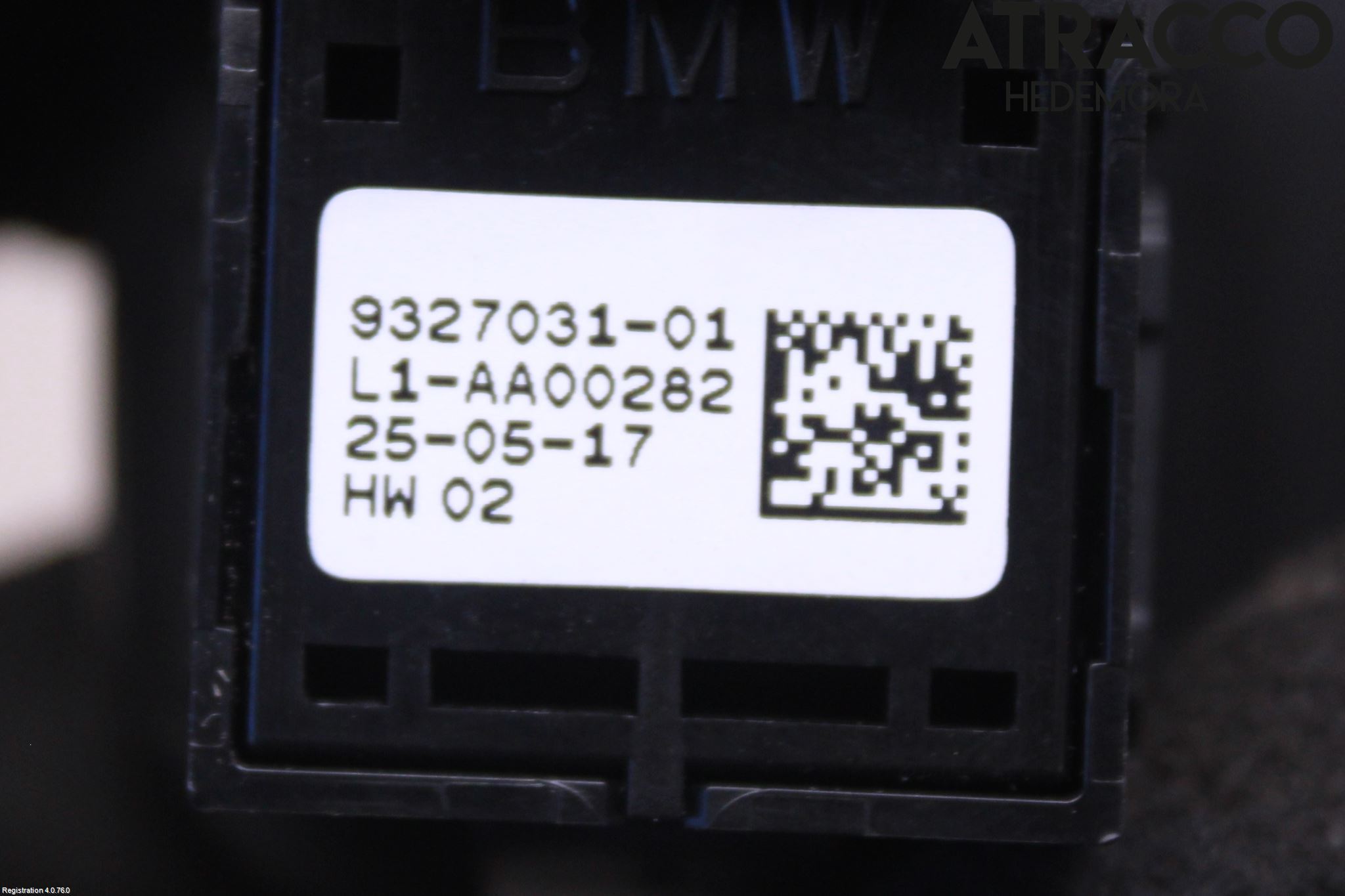 BMW 5 G30/G31/F90 17-23 Bryter Vindusheis