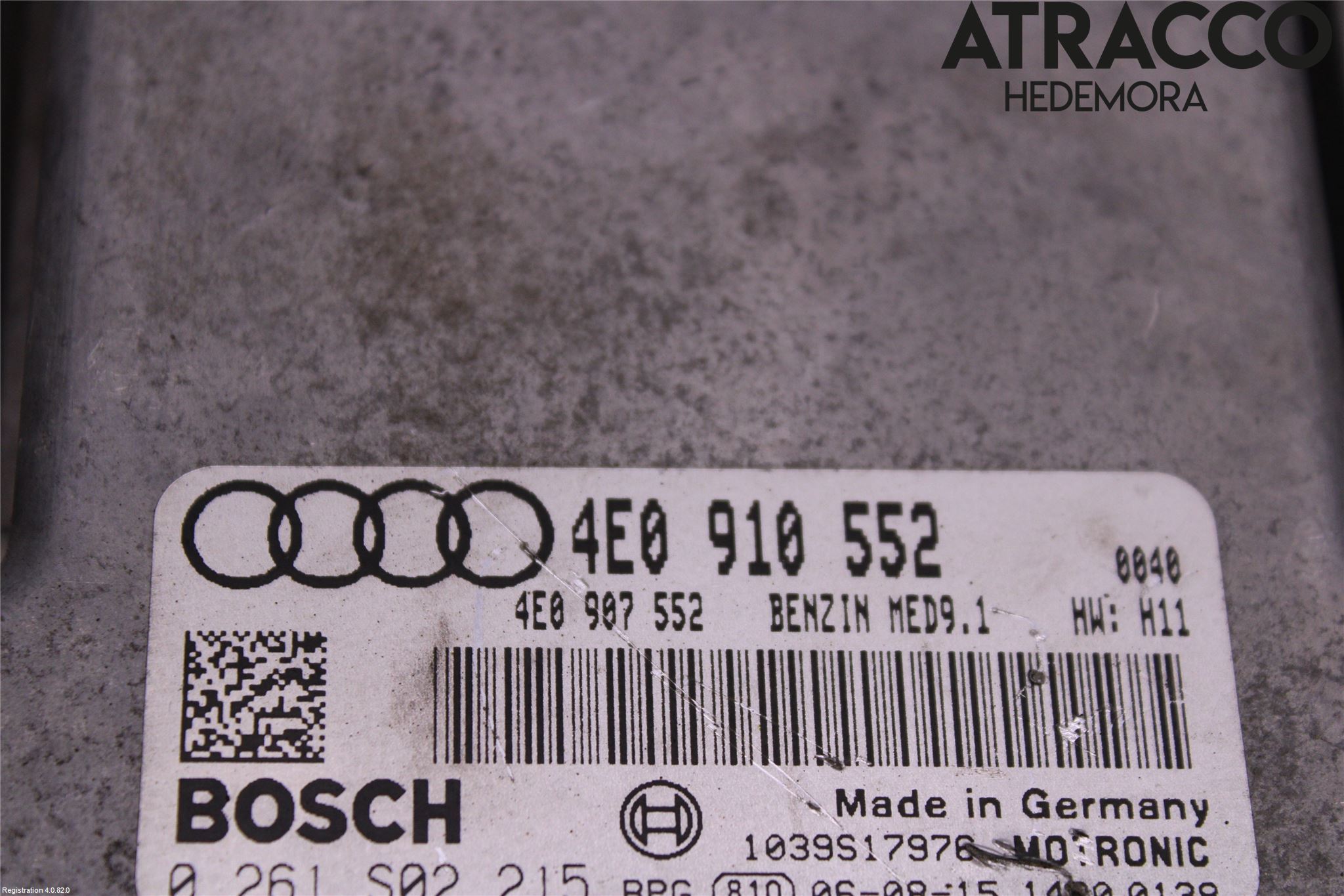 Audi A8/S8 4E  02-09 Styreenhet Innsprøytning