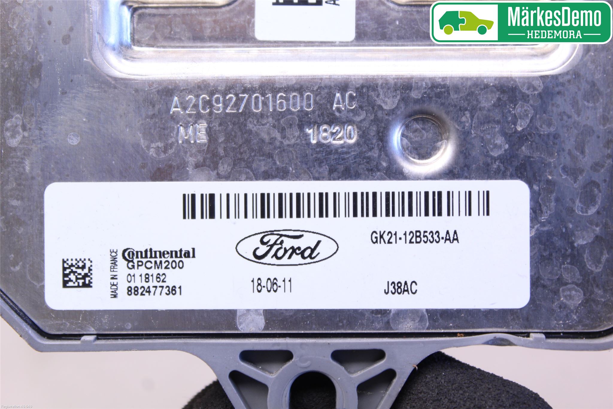Ford TRANSIT SKÅP/BUSS 14-22 Rele Gløding Diesel