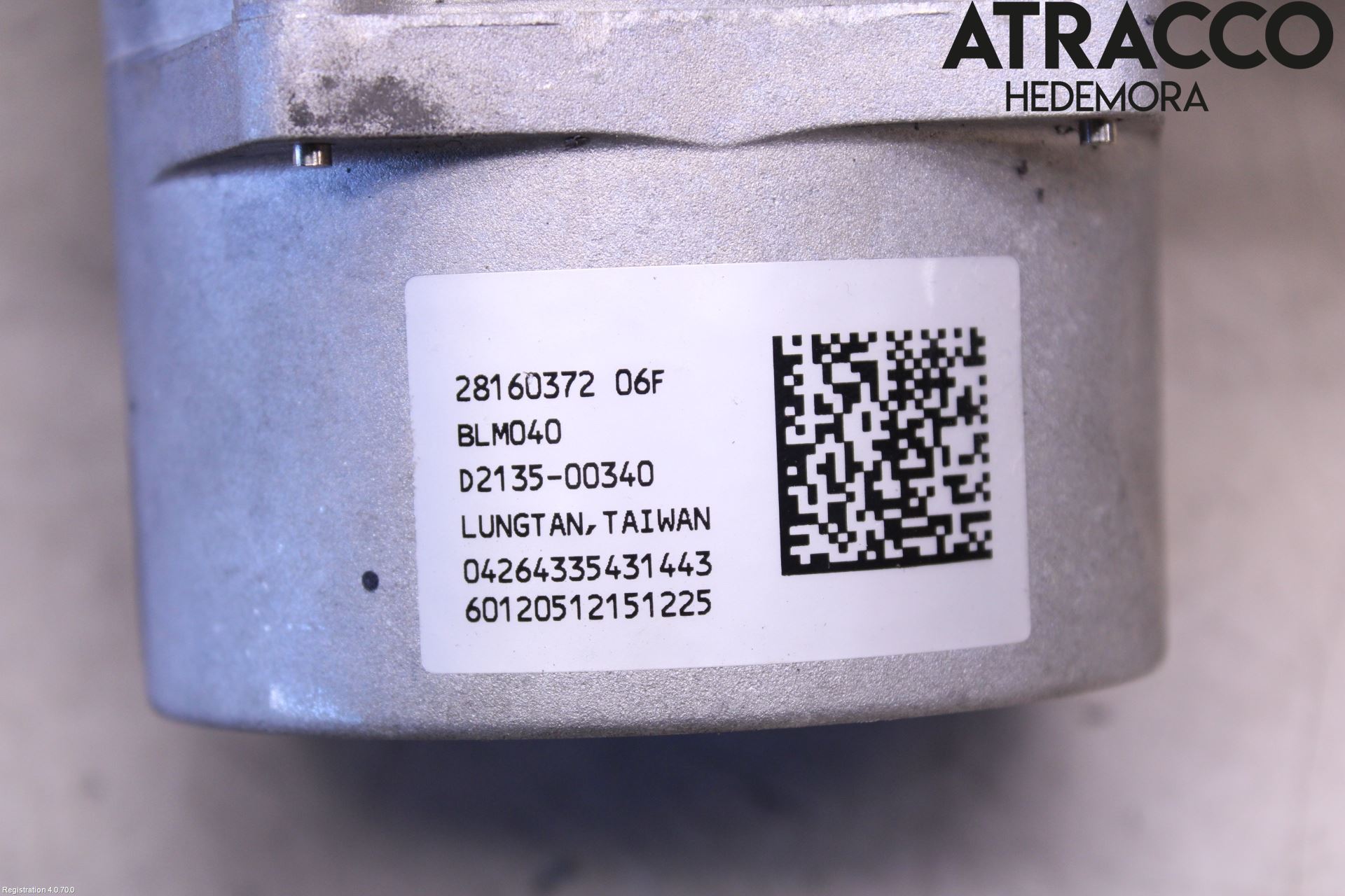 Fiat 500 07- Rattakselaggregat Innebygd Servo
