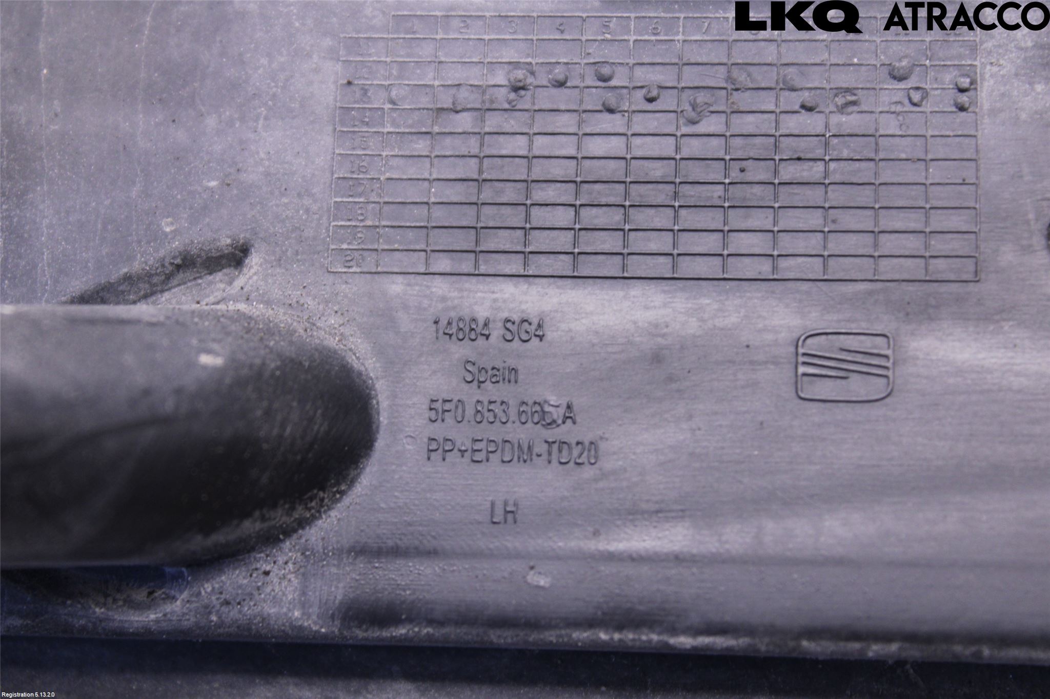 Seat LEON 13-20 Frontlykt Kurve-Tåkelys Ramme