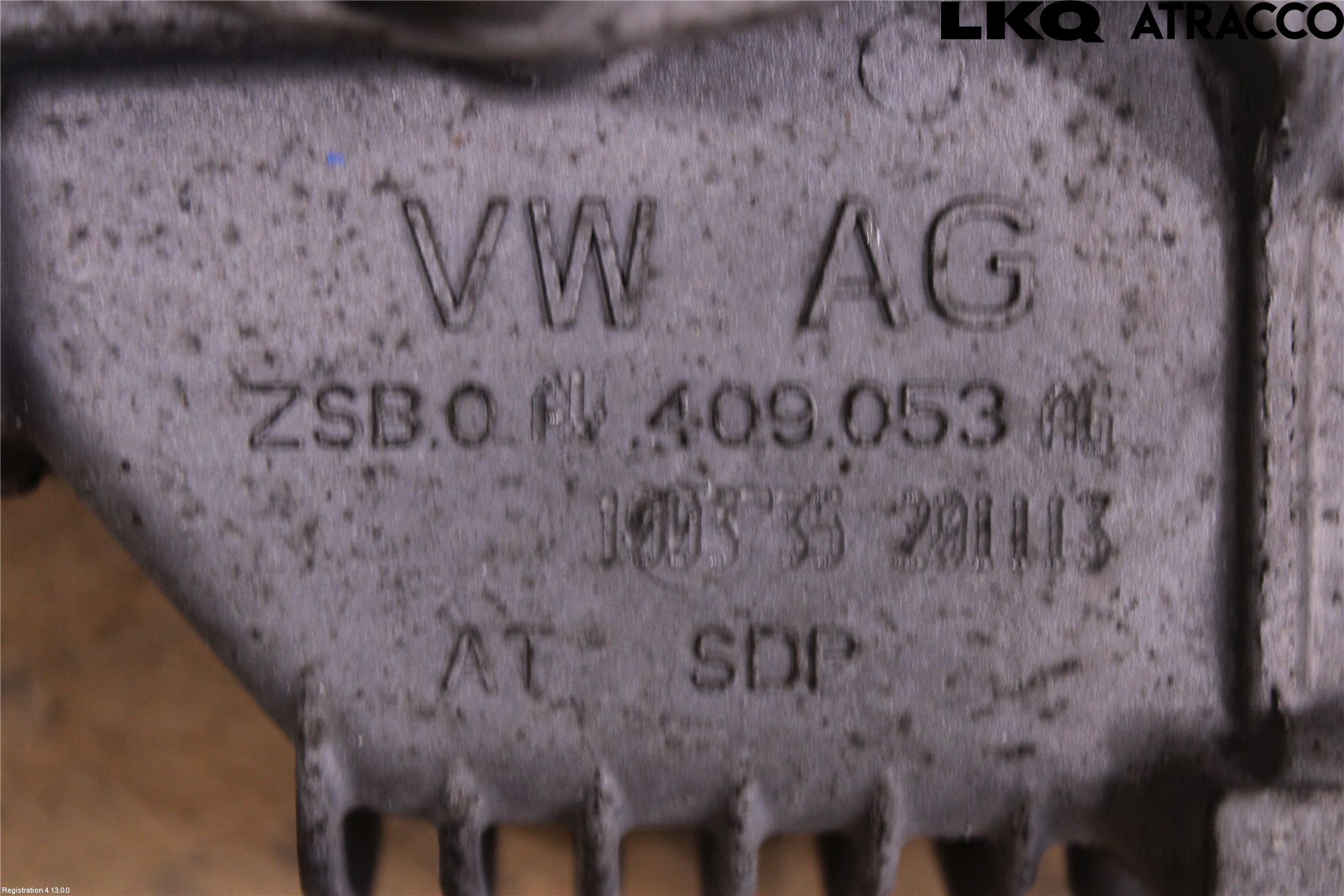 Volkswagen VW PASSAT 11-14 Gearkasse Fordelingskasse