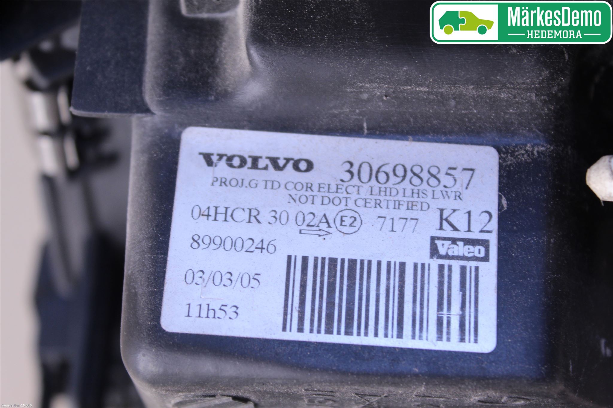 Volvo S80 04-06 Frontlykt Venstre