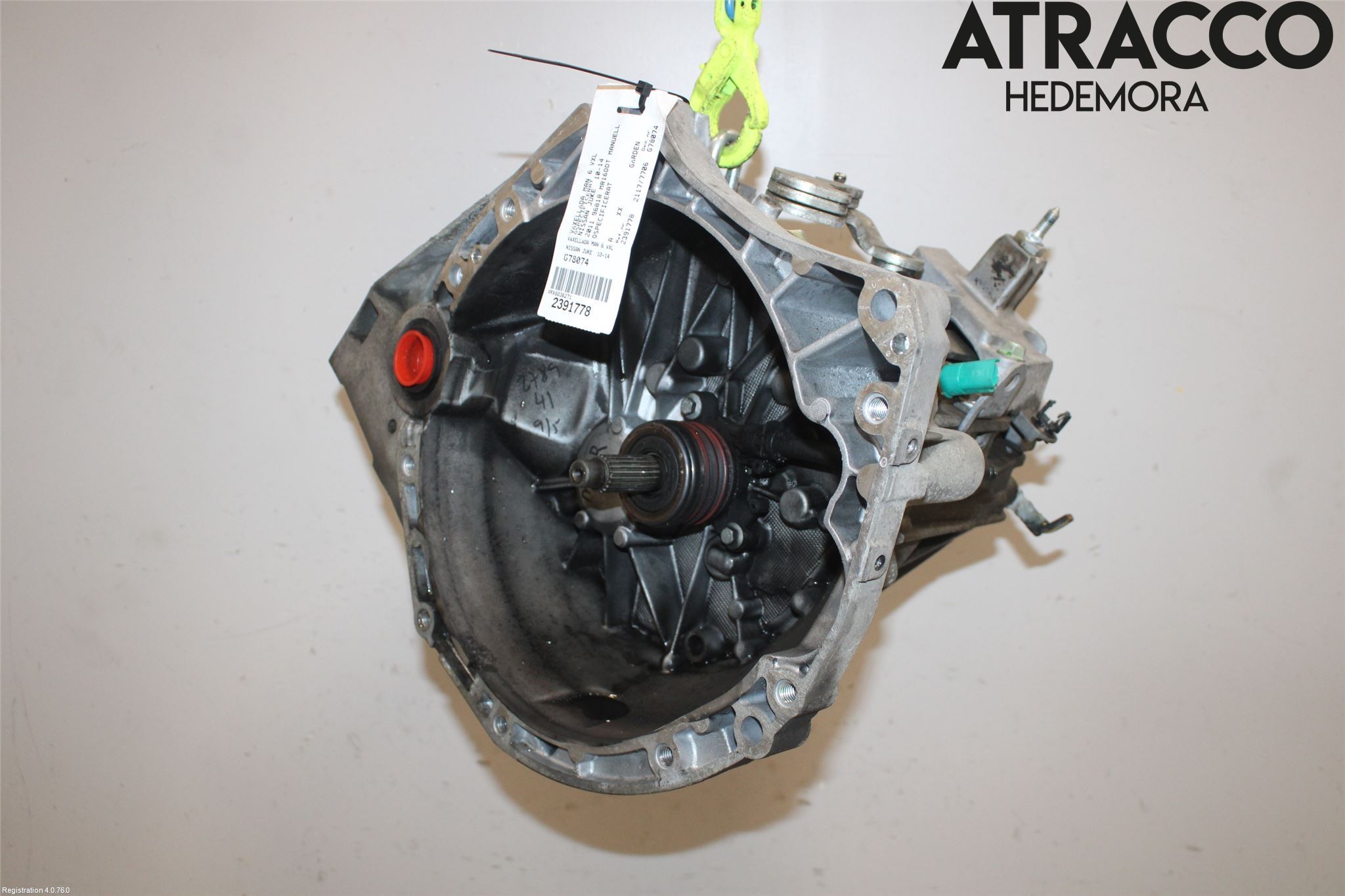 Nissan JUKE 10-14 Gearkasse 6 Trinn