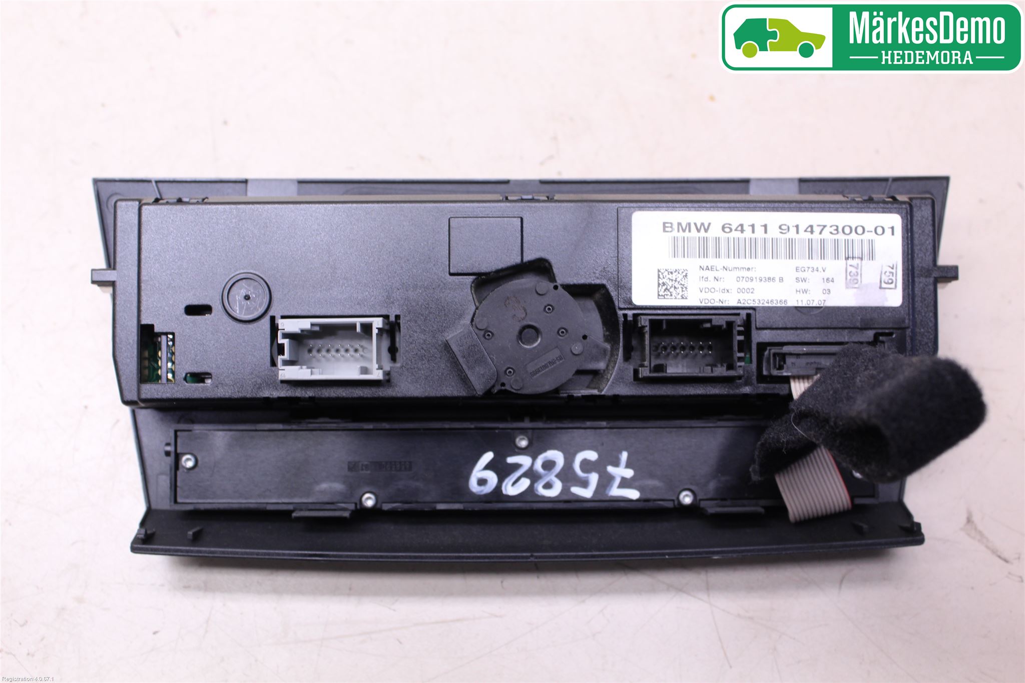 BMW 3 E92/93 Coupé/Cab 05-14 Varme Ac Betjening-Display