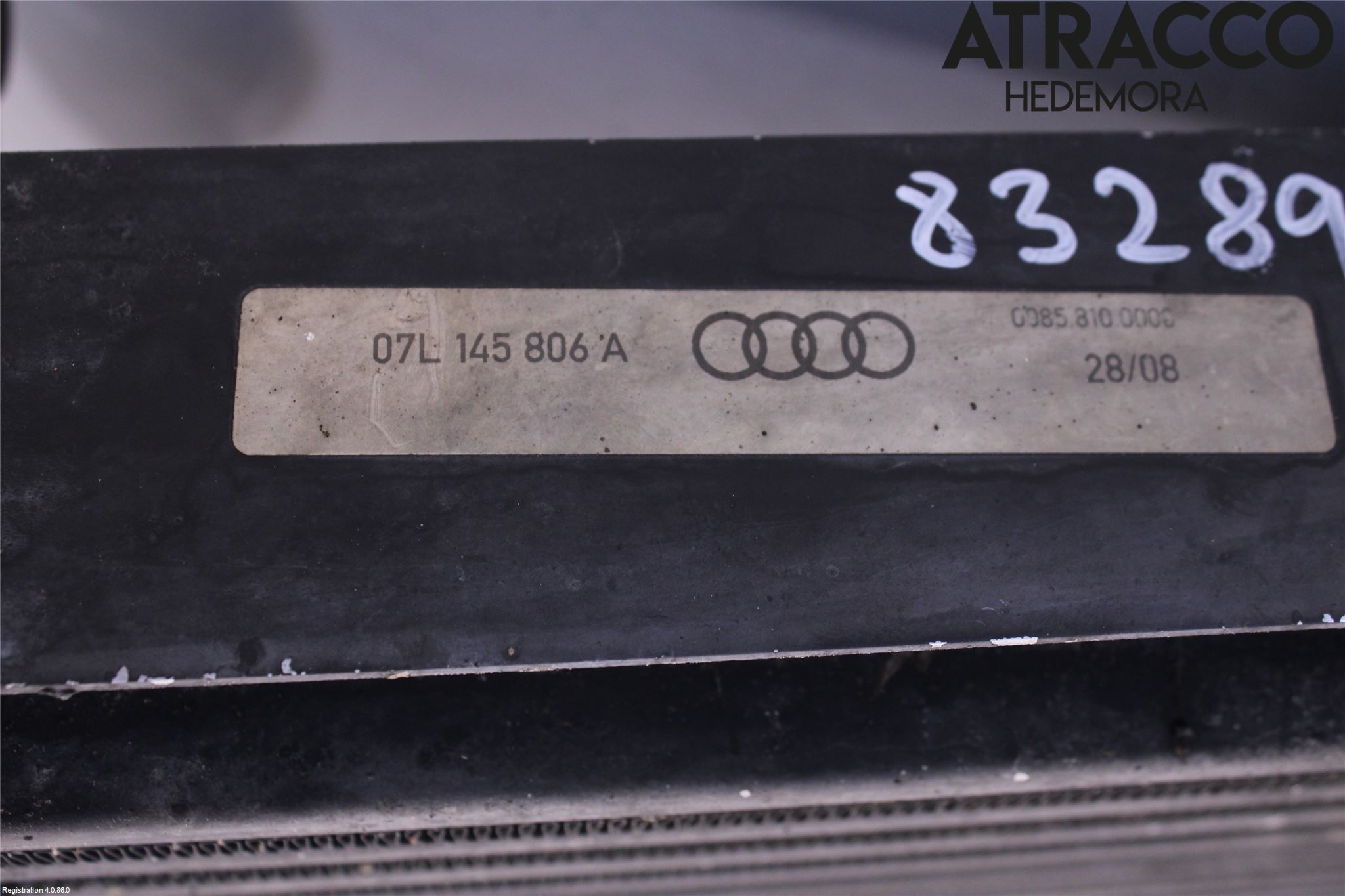 Audi A6/S6     05-11 Intercooler Radiator