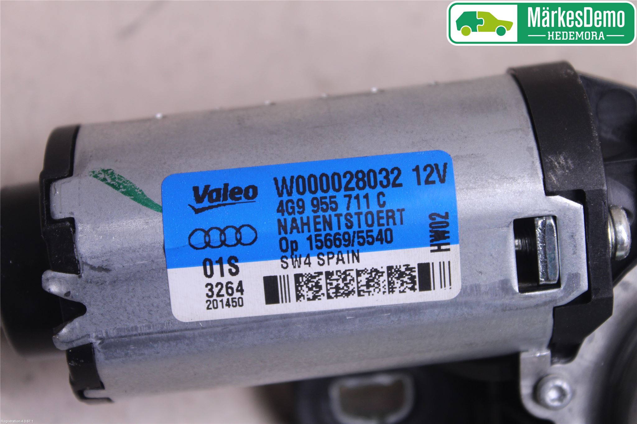 Audi A6/S6 4G 11-18 Viskermotor Bakluke