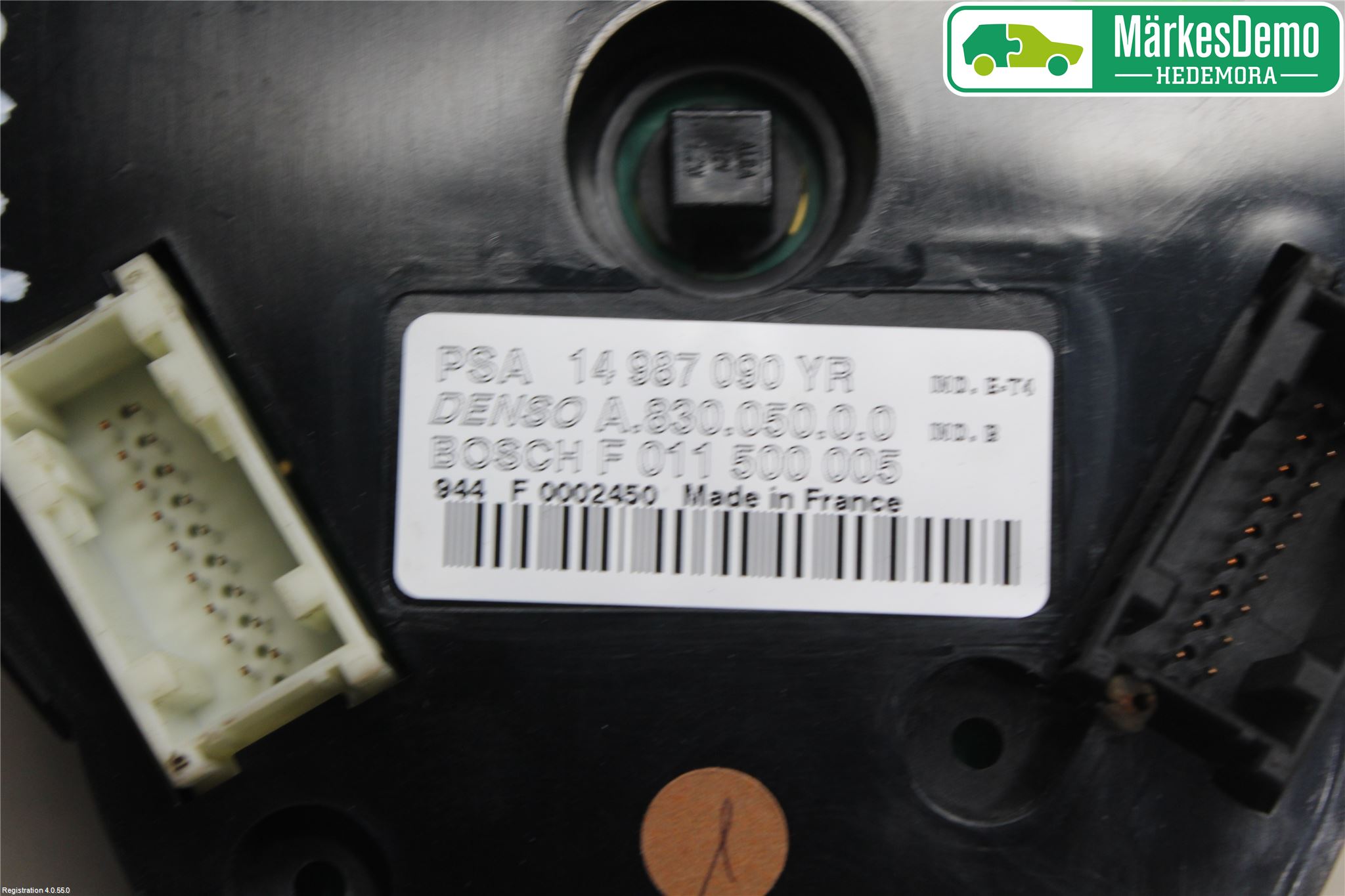 Citroen C8 Varme Ac Betjening-Display
