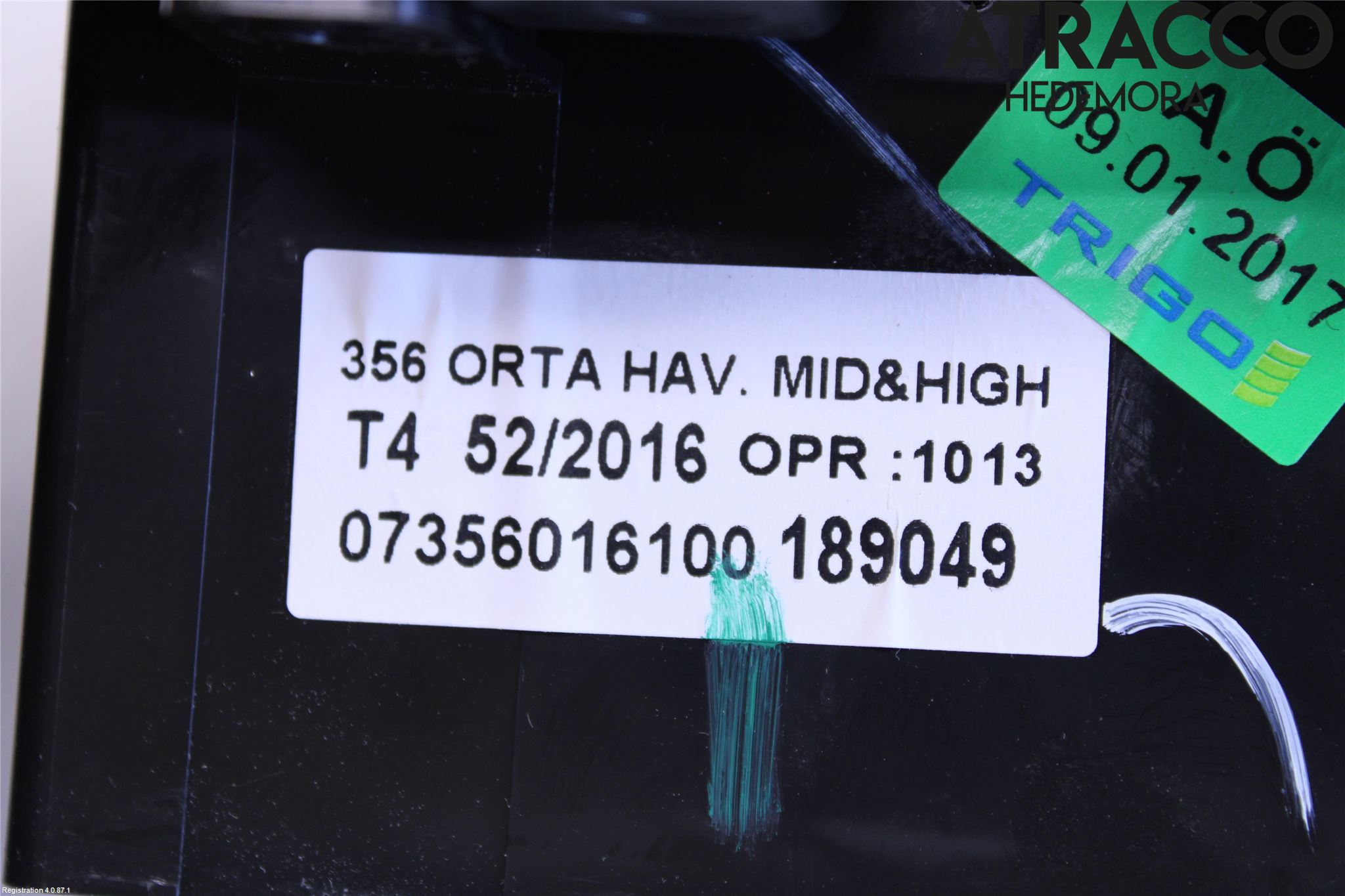 Fiat TIPO/CROSS 16- Dashbord Kanal - Dyse