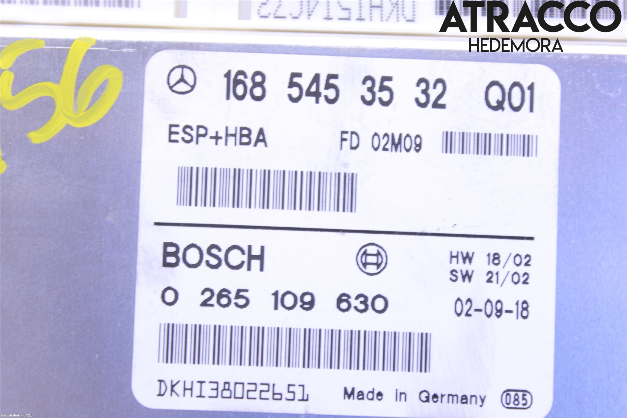 Mercedes-Benz MB A-KLASS (W168) 98-04 Styreenhet Antispinn