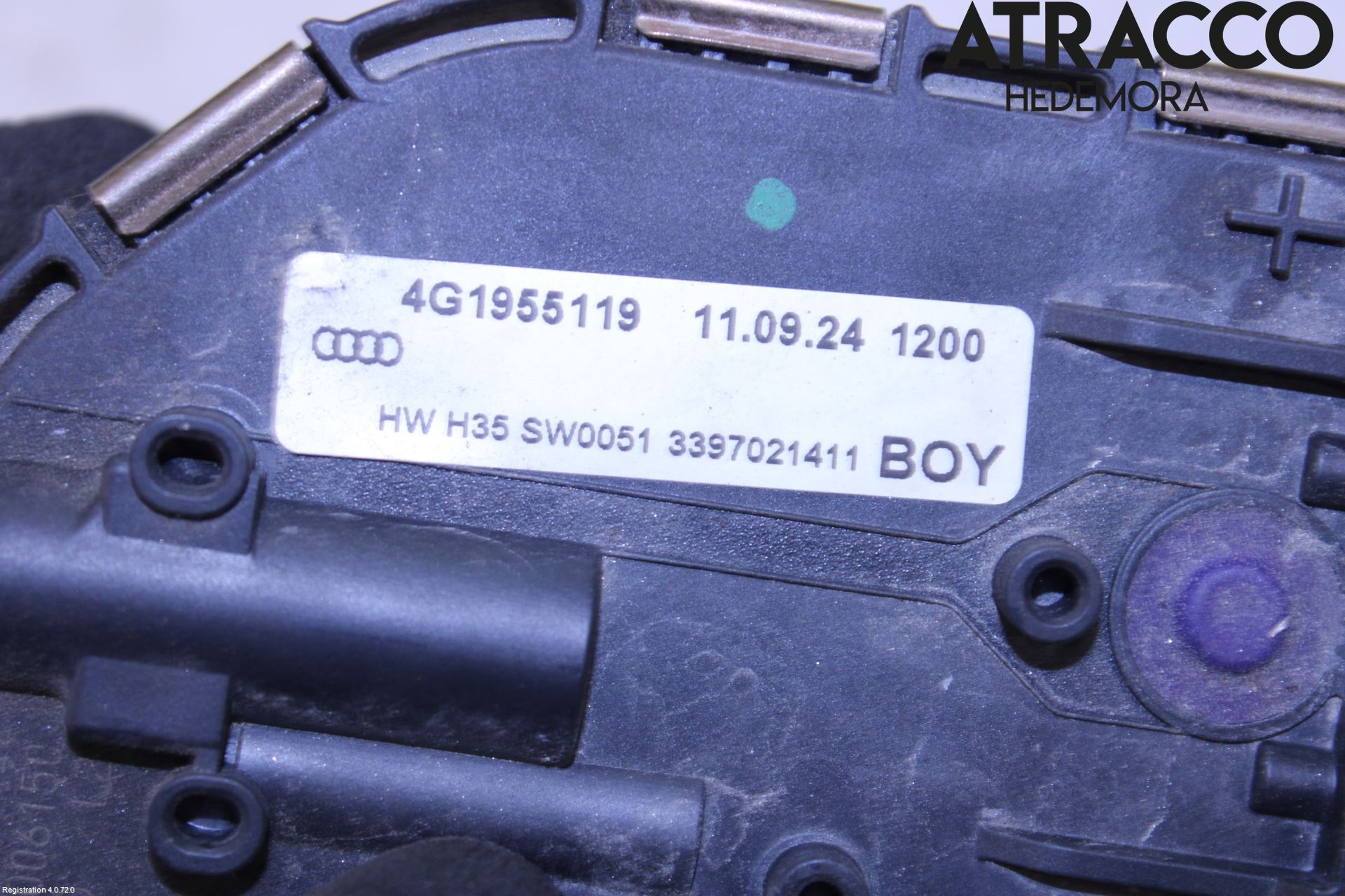 Audi A7/S7 4G 11-17 Viskermotor Frontrute