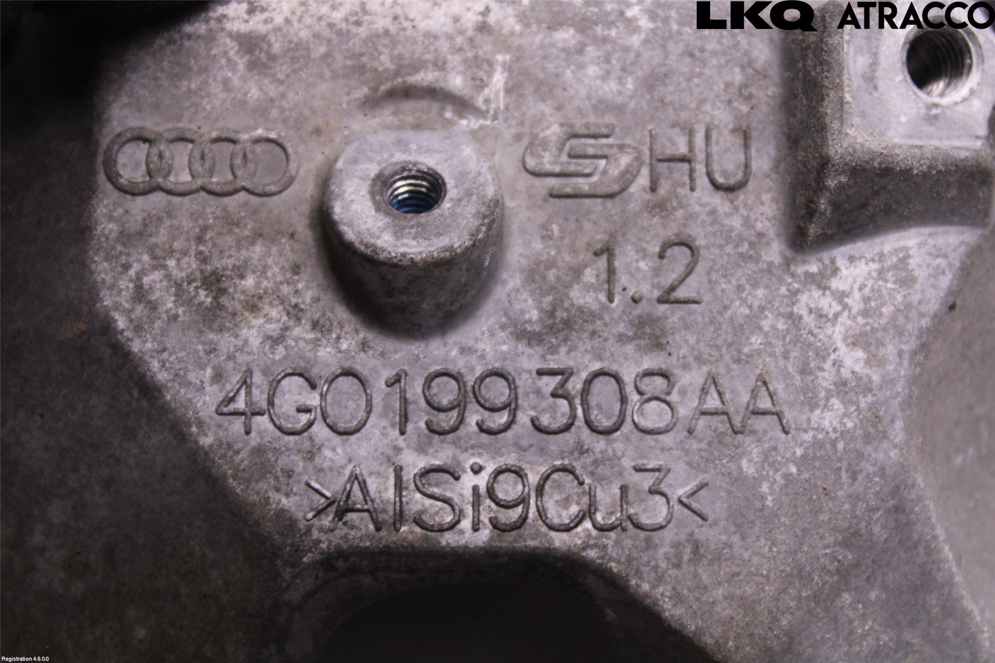 Audi A4 12-15 Motor Feste Stål-Alu