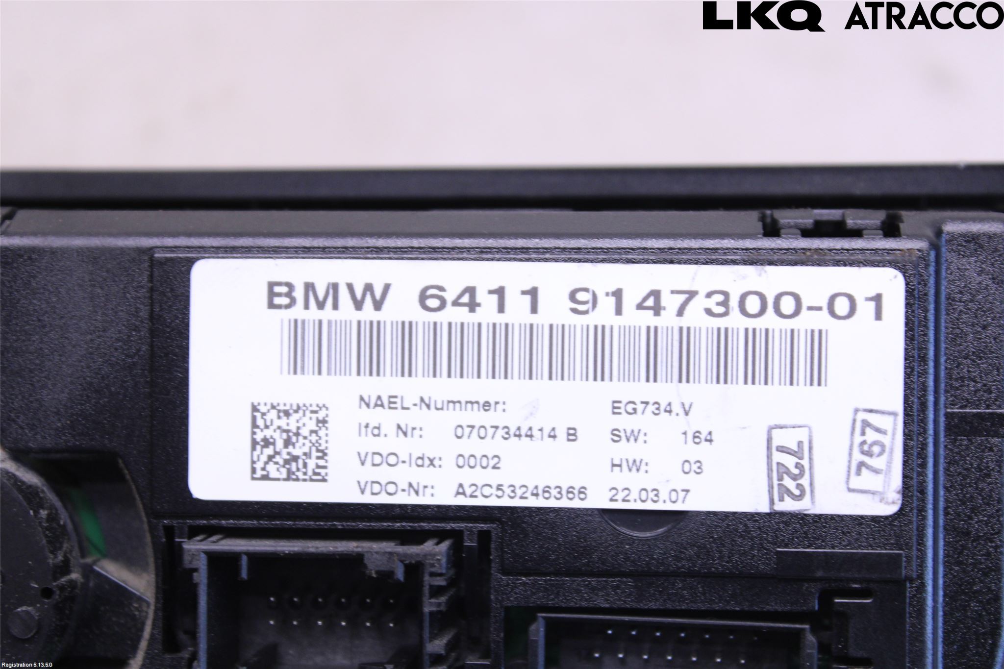 BMW 3 E92/93 Coupé/Cab 05-14 Varme Ac Betjening-Display
