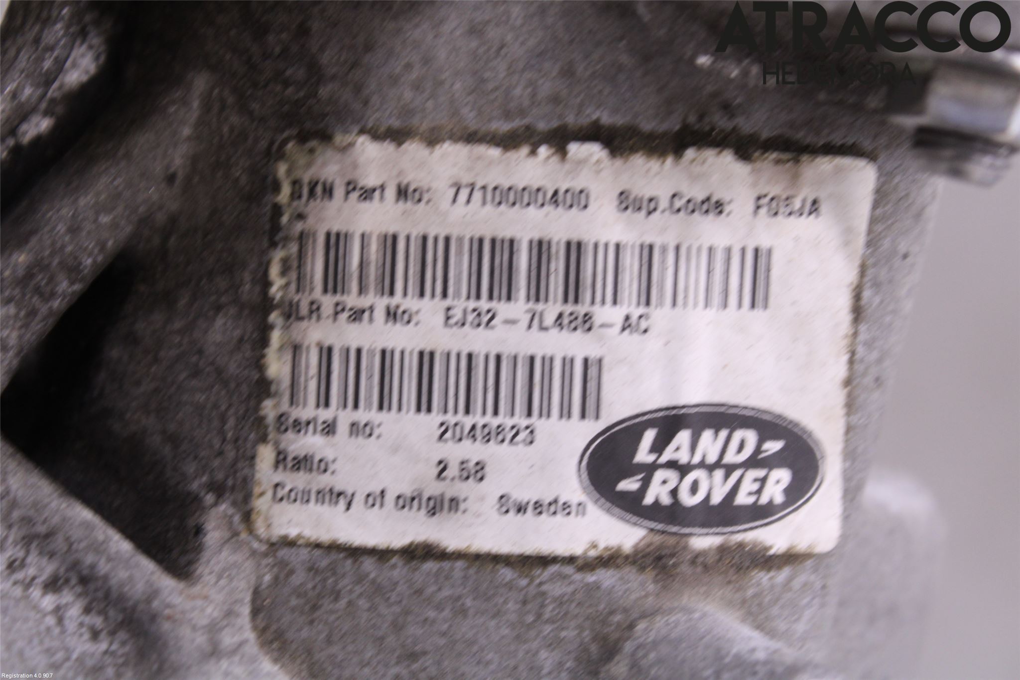 Landrover LAND ROVER RANGE ROVER EVOQUE (L538) 11-18 Kardang Foran