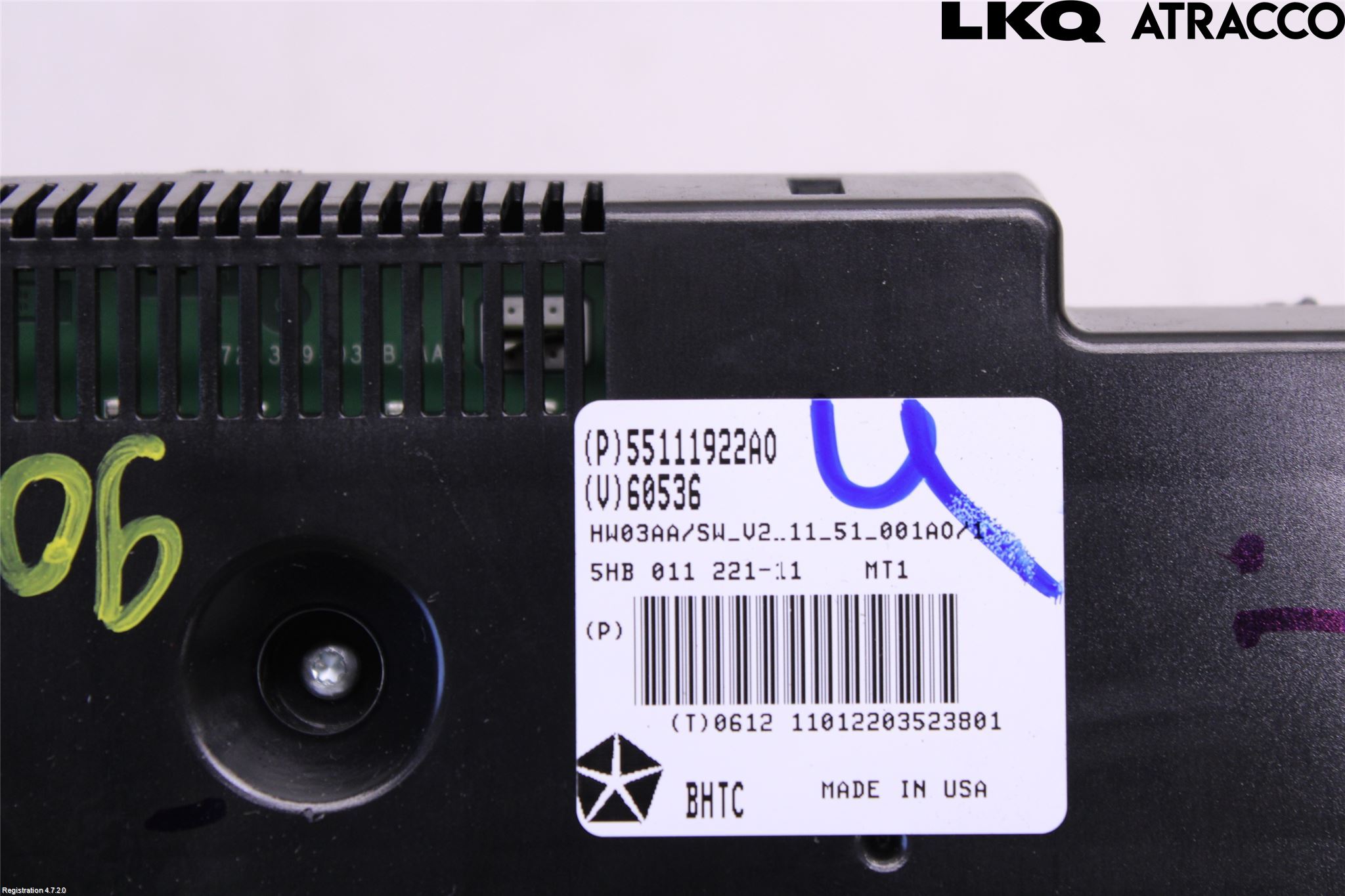 Jeep GRAND CHEROKEE 10-20 Varme Ac Betjening-Display