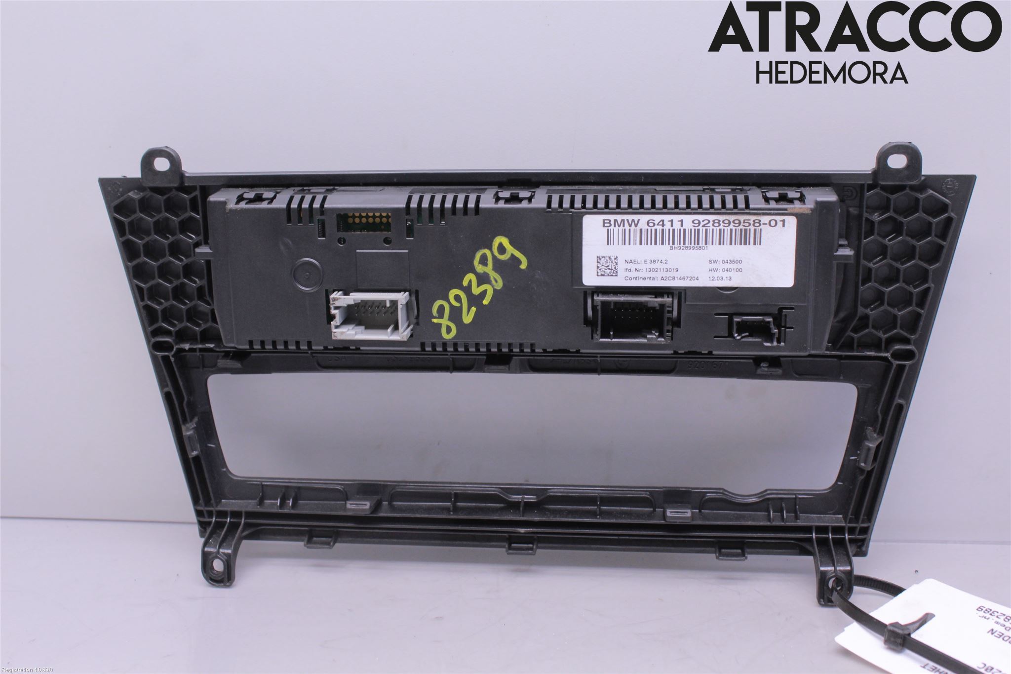 BMW X3 F25 10-17 Varme Ac Betjening-Display