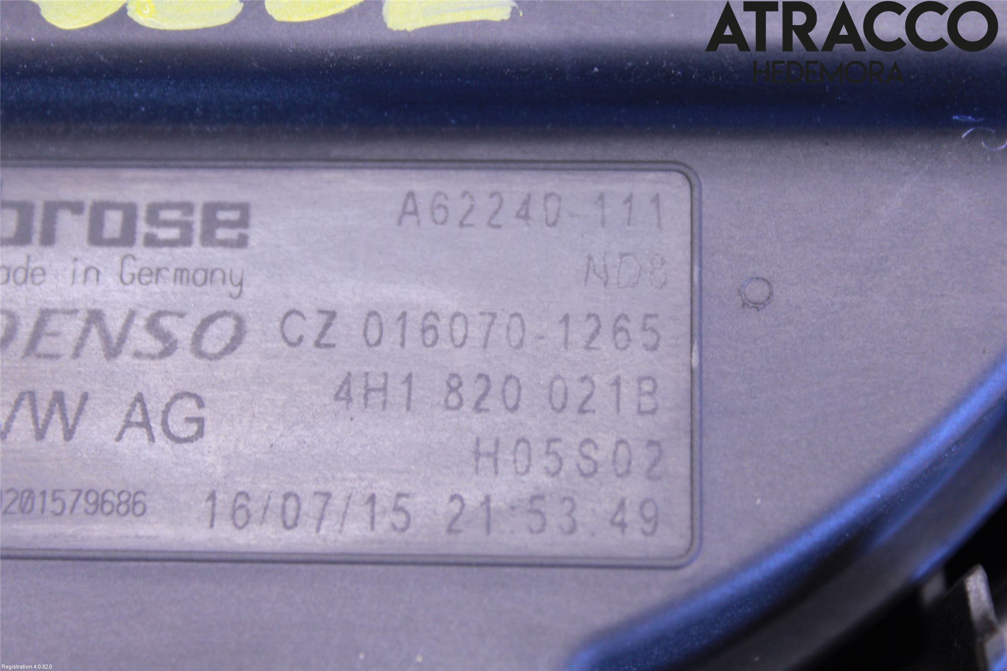 Audi A6/S6 4G 11-18 Varme Ac Varmeapparatvifte