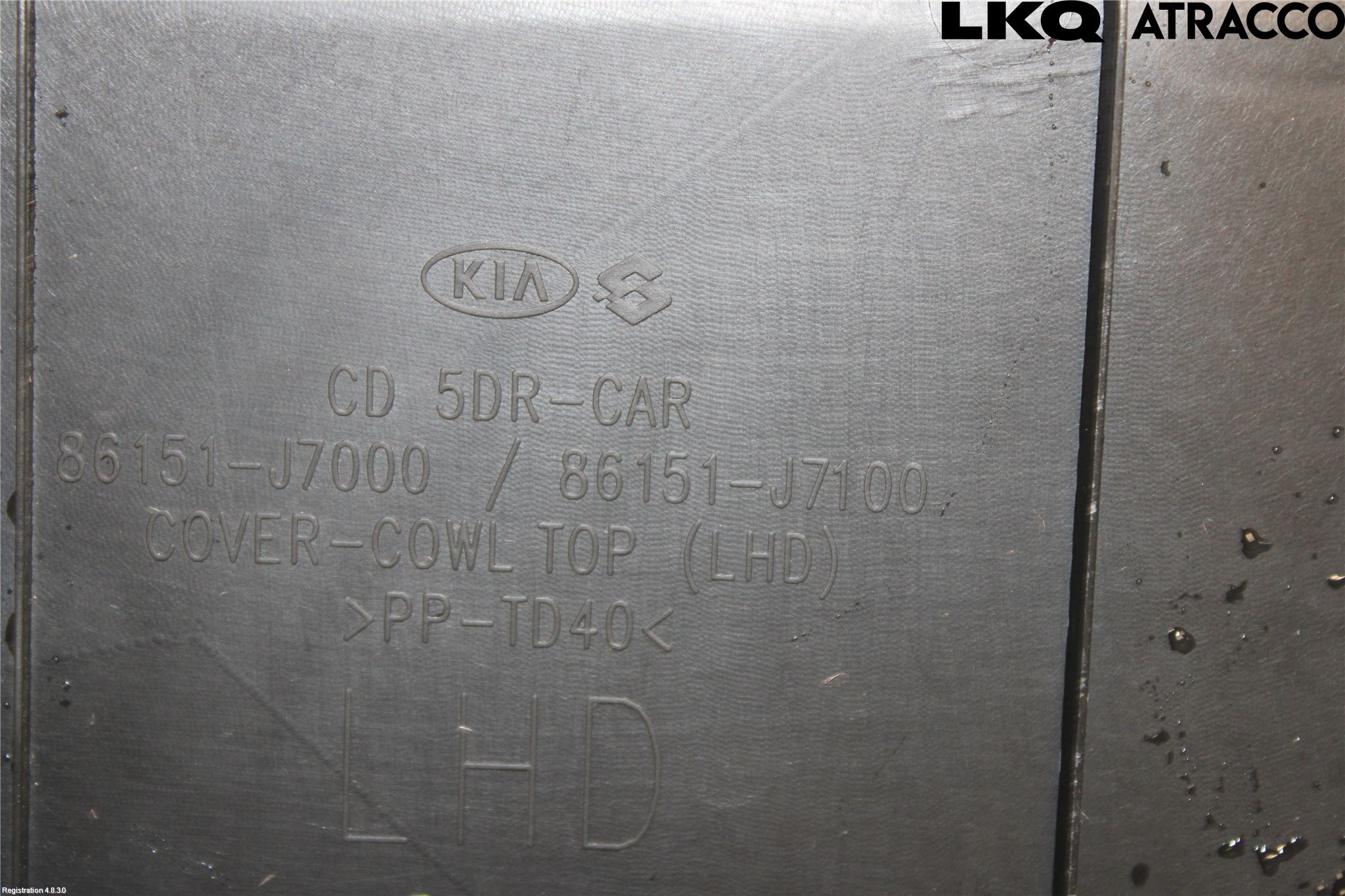 Kia CEED/CEED SW 19- Visker Deksel-Grill-Under Frr