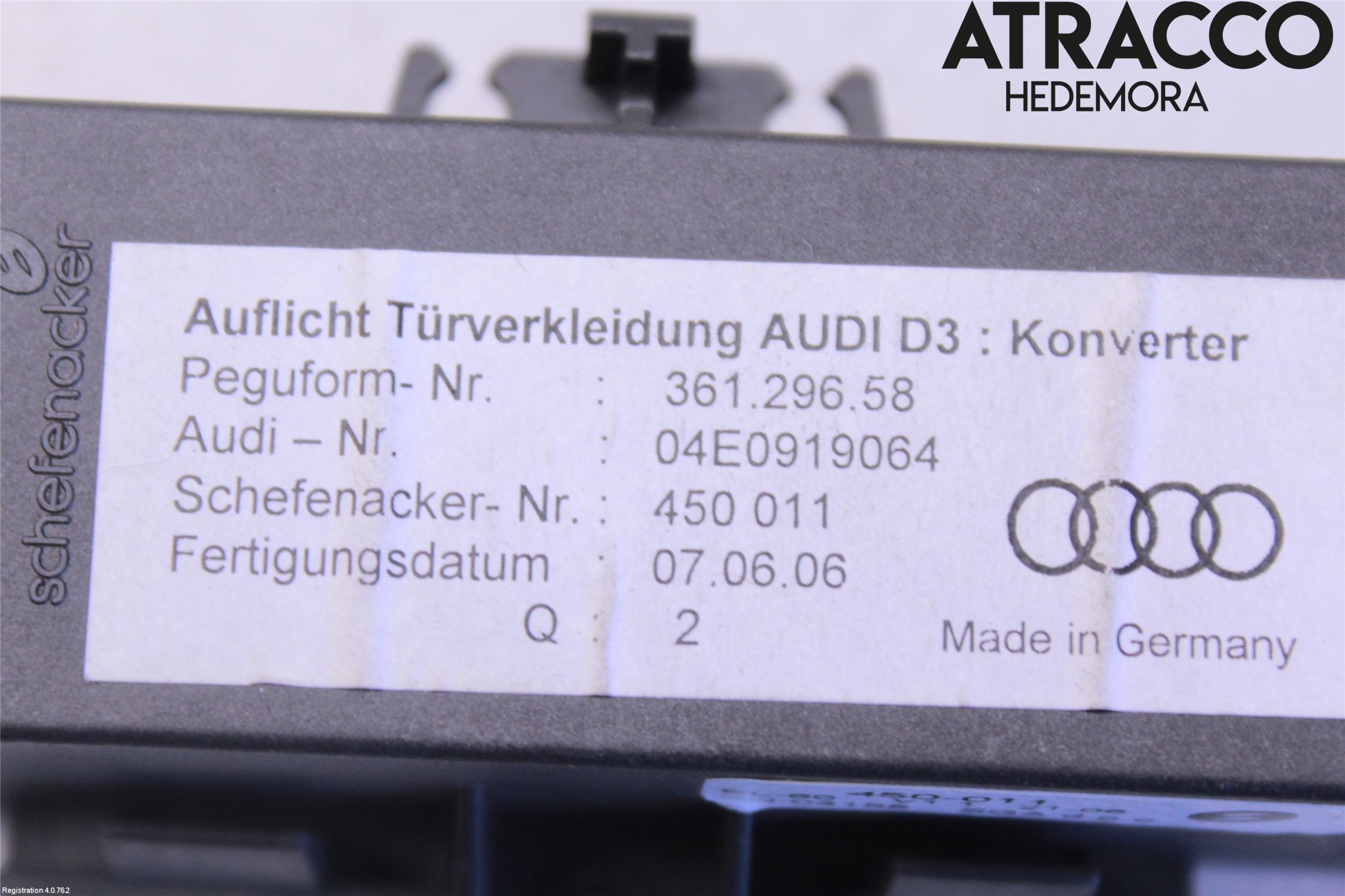 Audi A8/S8 4E  02-09 Styreenhet Dør