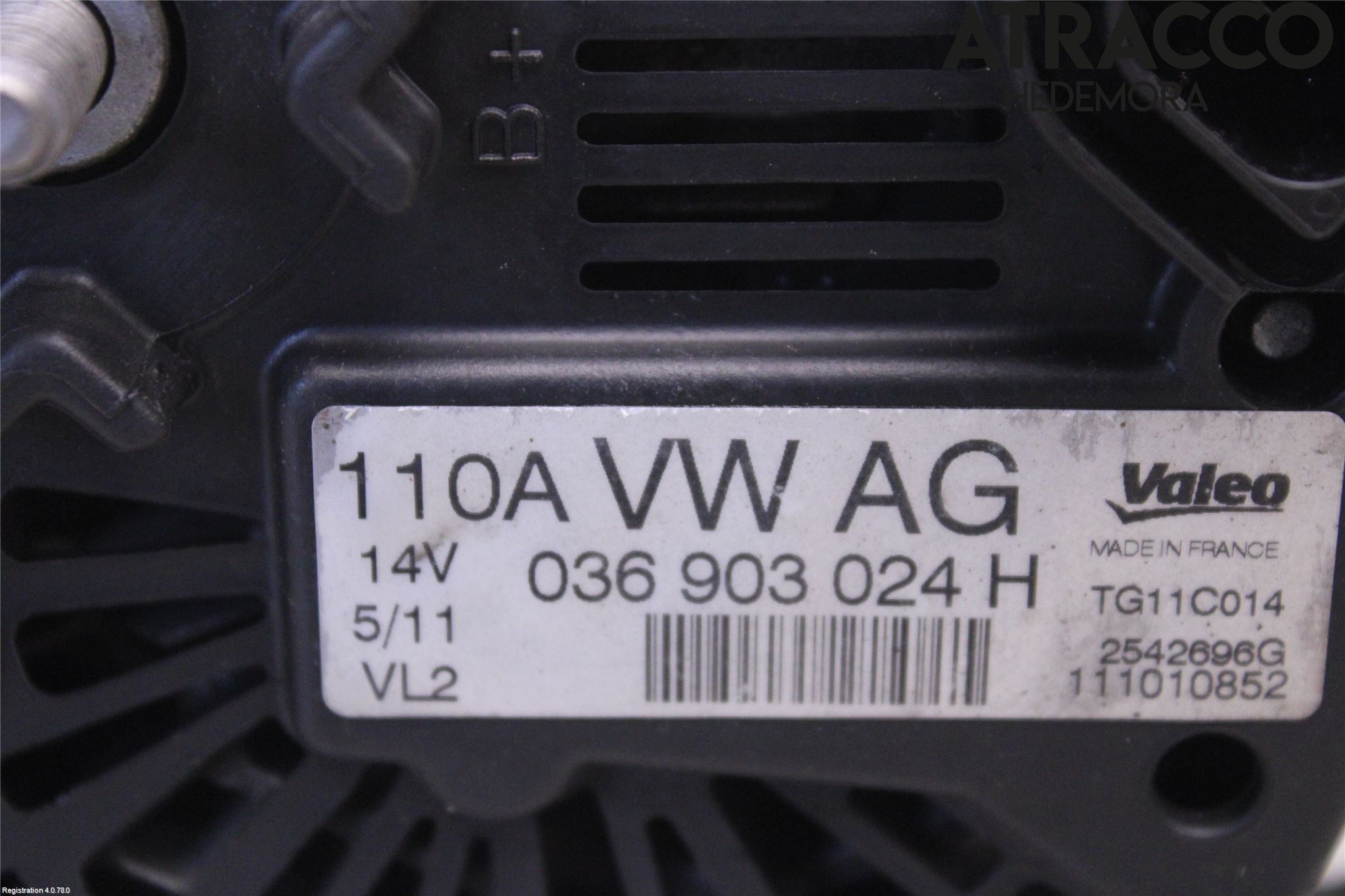 Volkswagen VW POLO 10-17 Dynamo