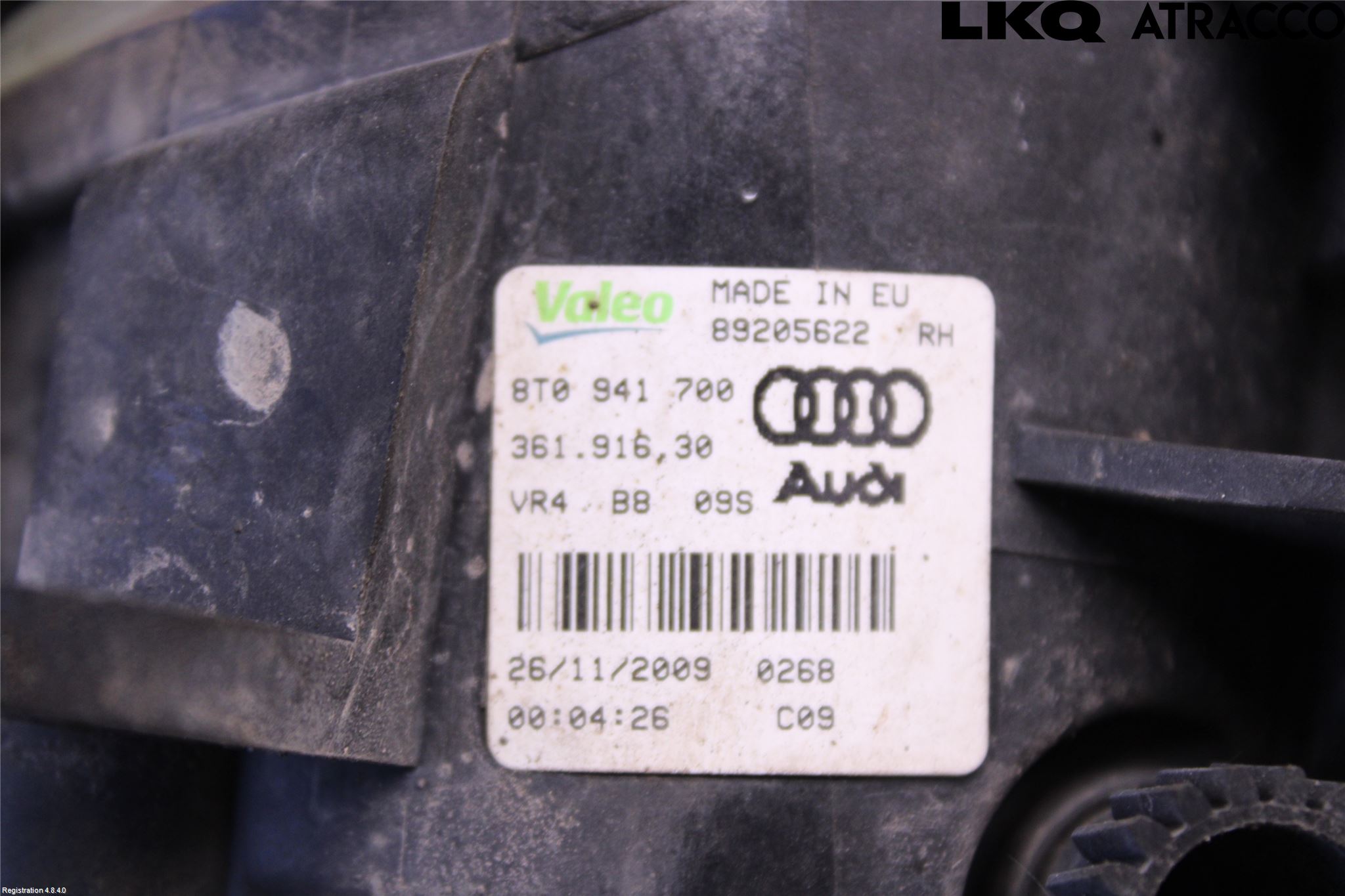 Audi A4/S4 08-11 Frontlykt-Kurve-Tåkelys