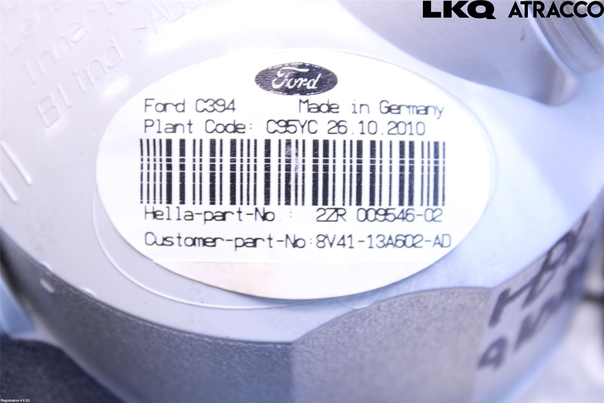 Ford KUGA 08-12 Baklykt Høyre  På Luke(Indre)