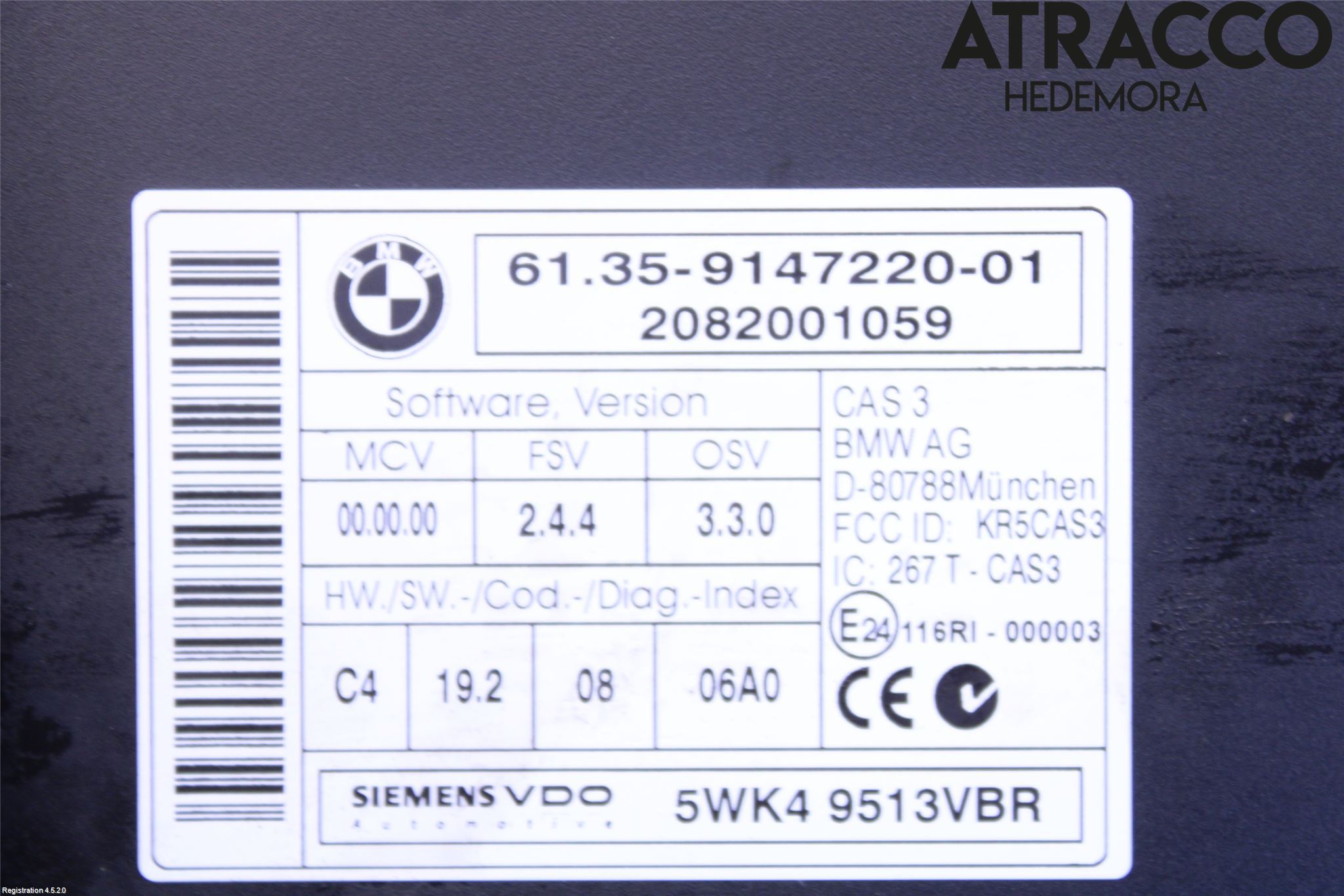 BMW 1 E82/88 Coupé/Cab 06-13 Styreenhet Tilhengerfeste