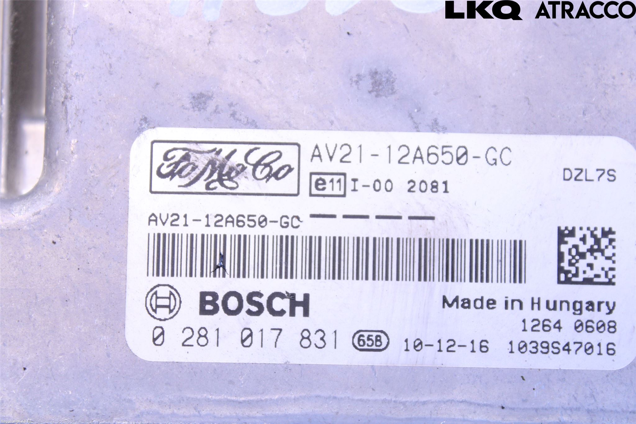 Ford FIESTA 09-12 Styreenhet Dieselpumpe