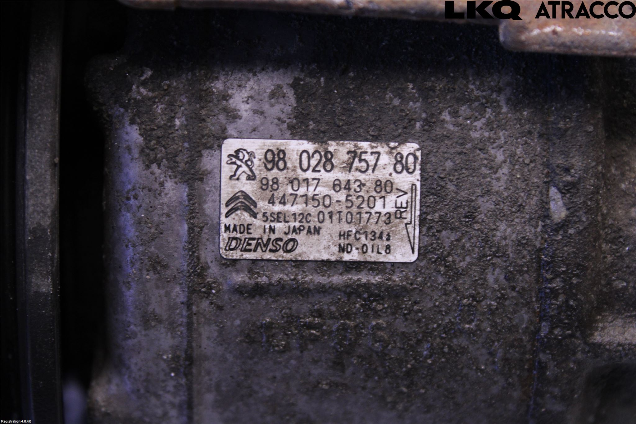 Citroen BERLINGO 08-18 Varme Ac Kompressor