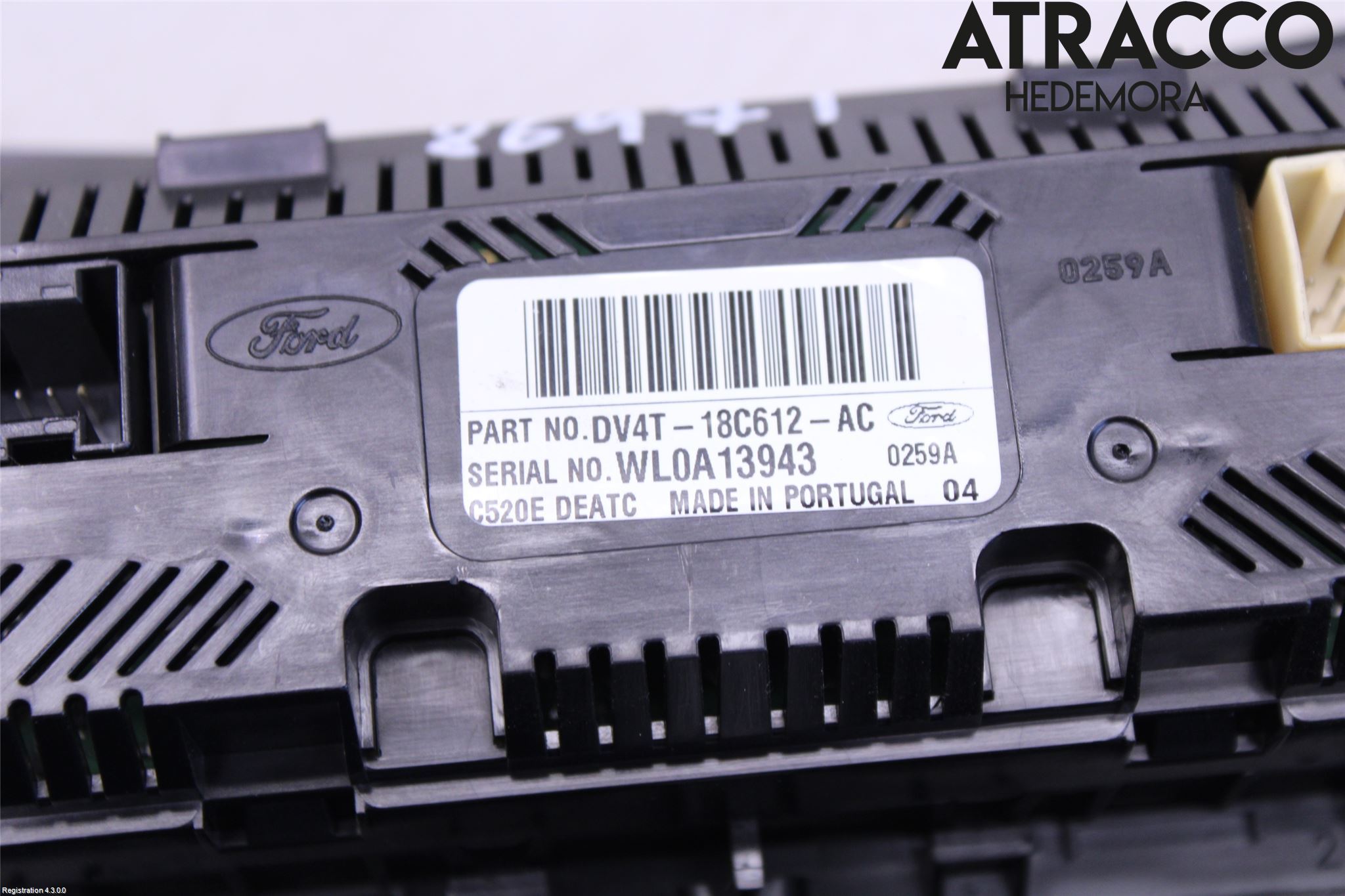 Ford KUGA 13-16 Varme Ac Betjening-Display