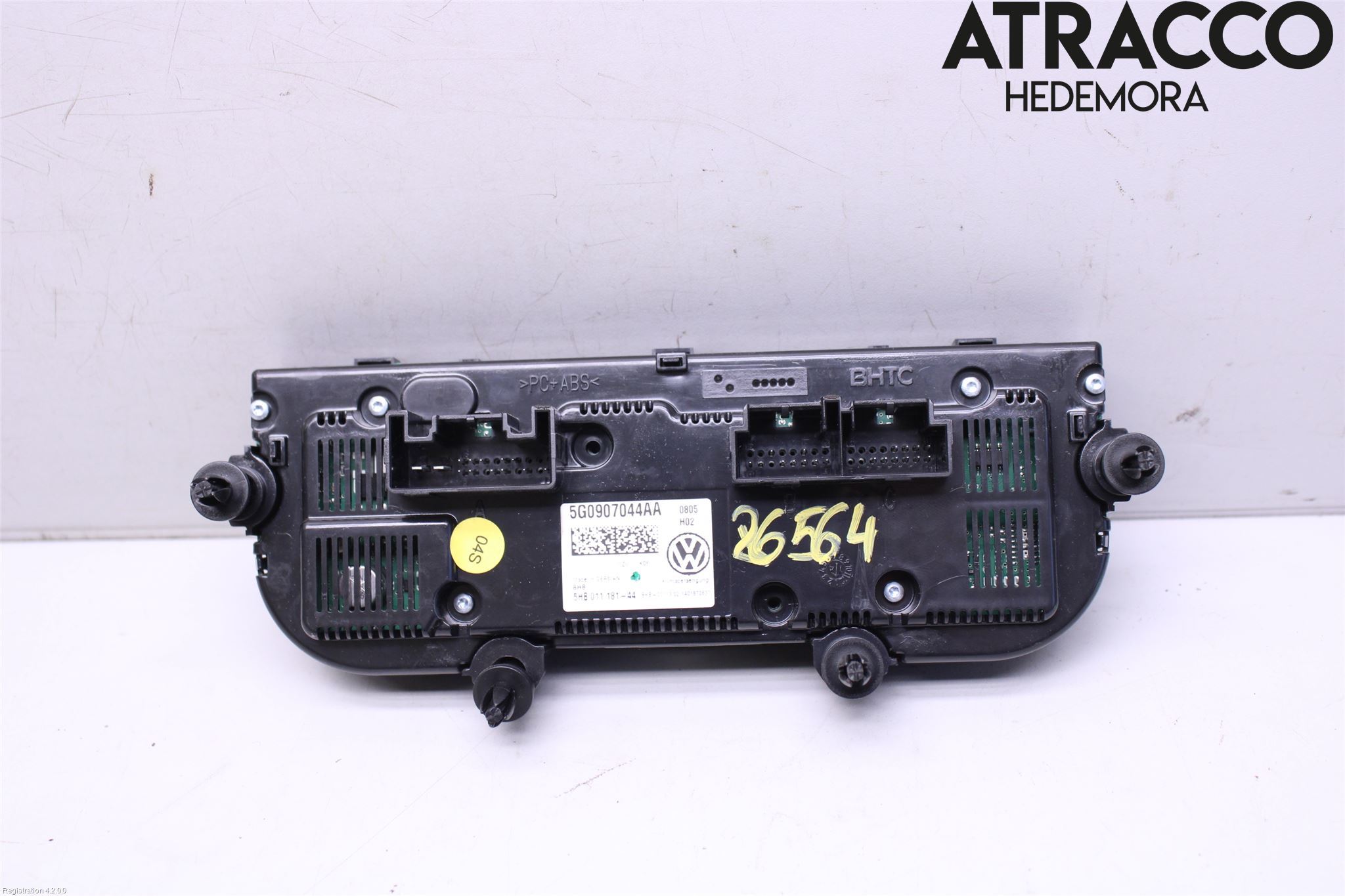 Volkswagen VW GOLF / E-GOLF VII 13-20 Varme Ac Betjening-Display