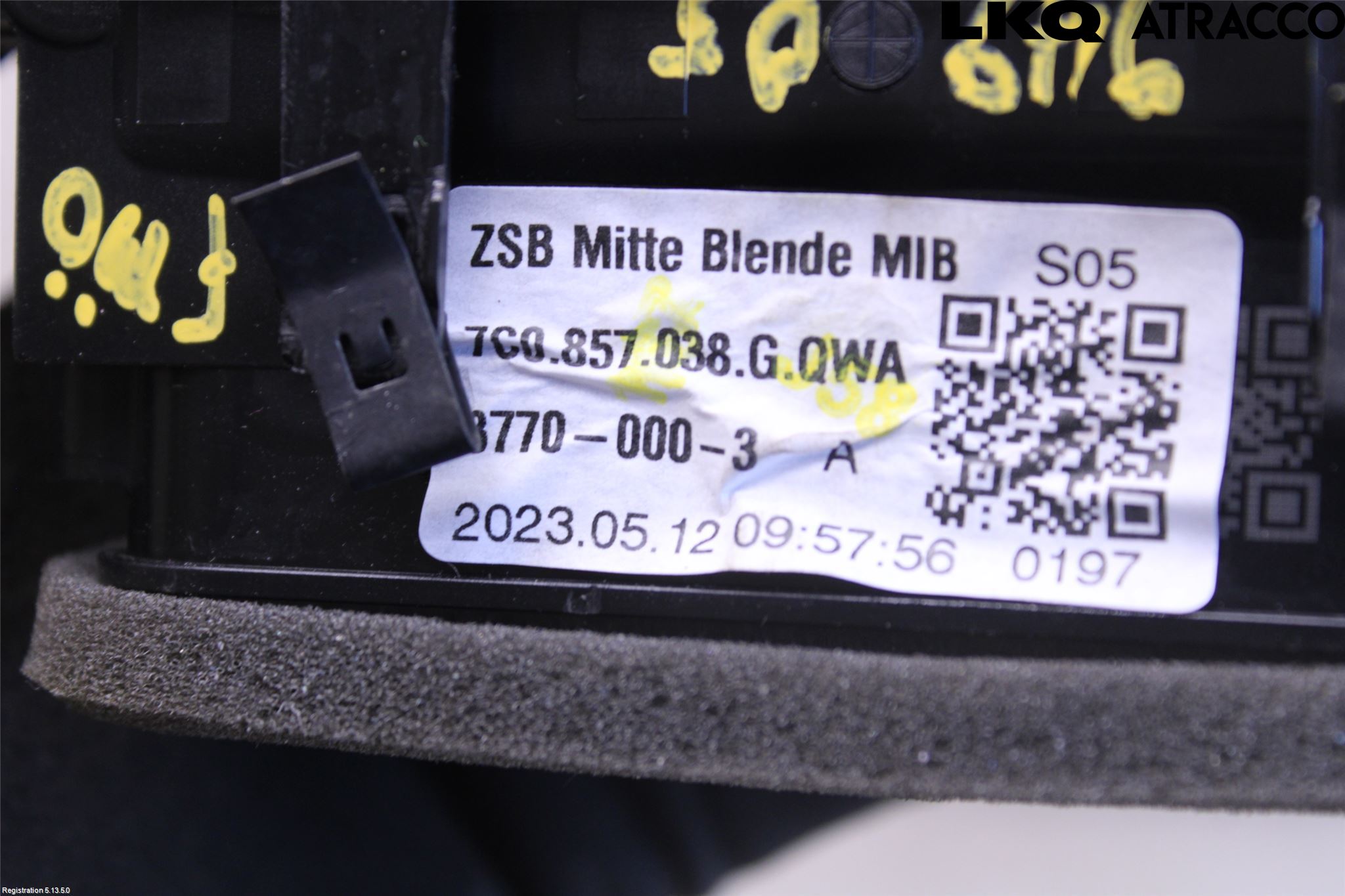 Volkswagen VW CRAFTER II / E-CRAFTER 17- Dashbord Kanal - Dyse