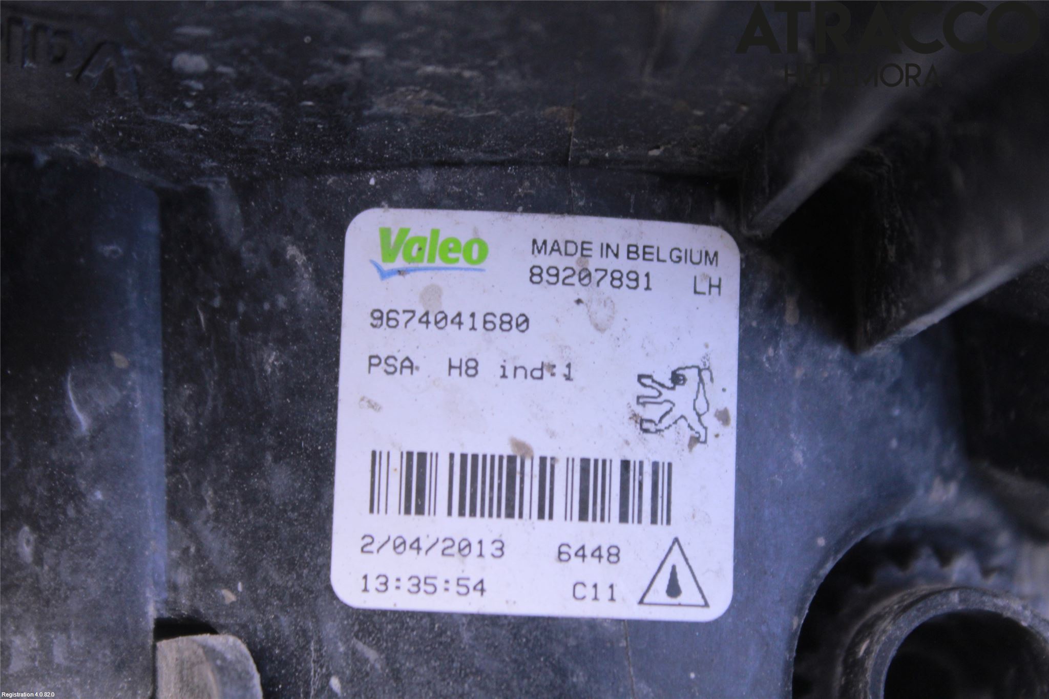 Peugeot 308 08-13 Frontlykt-Kurve-Tåkelys
