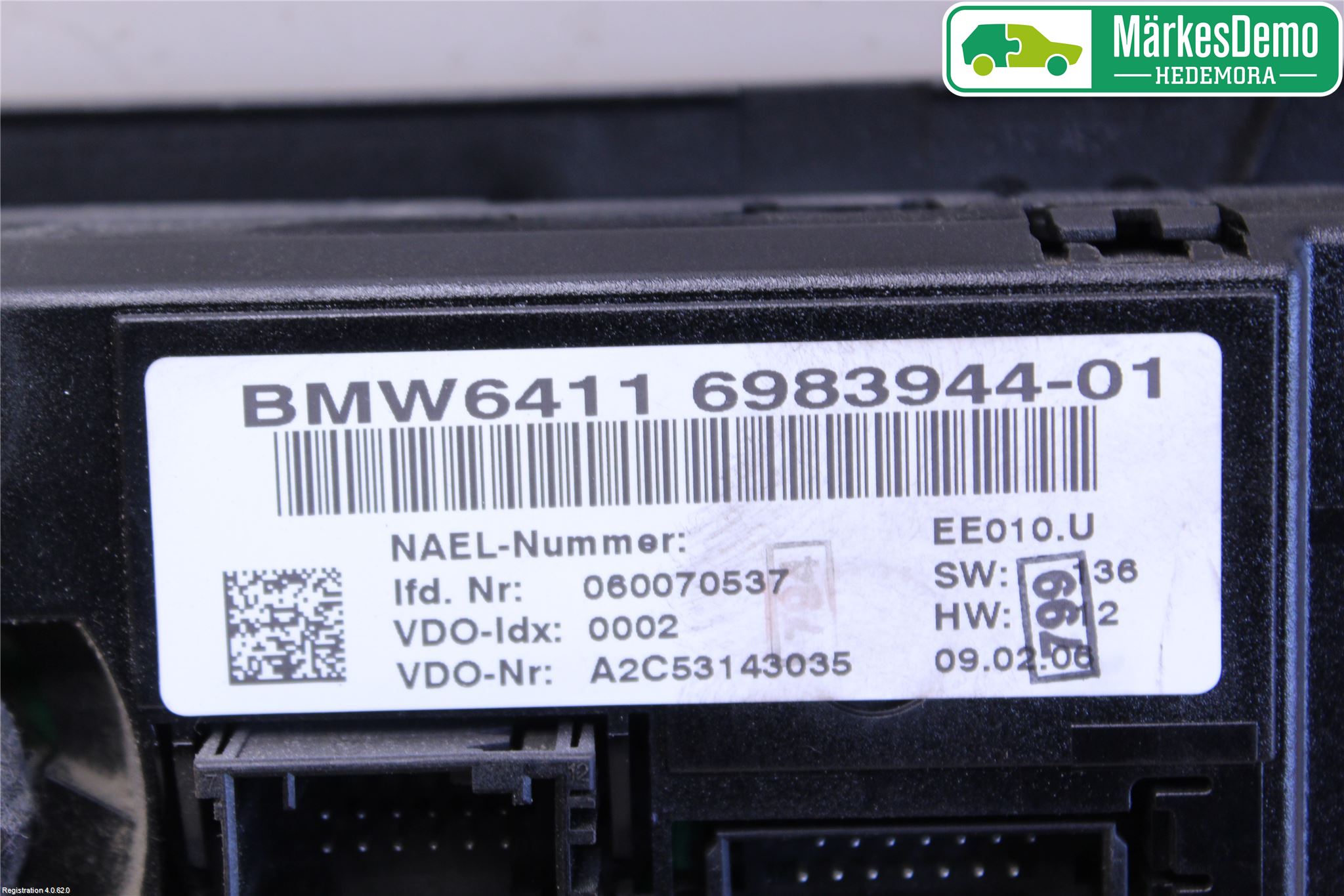 BMW 3 E90/91 SED/TOU 05-12 Varme Ac Betjening-Display
