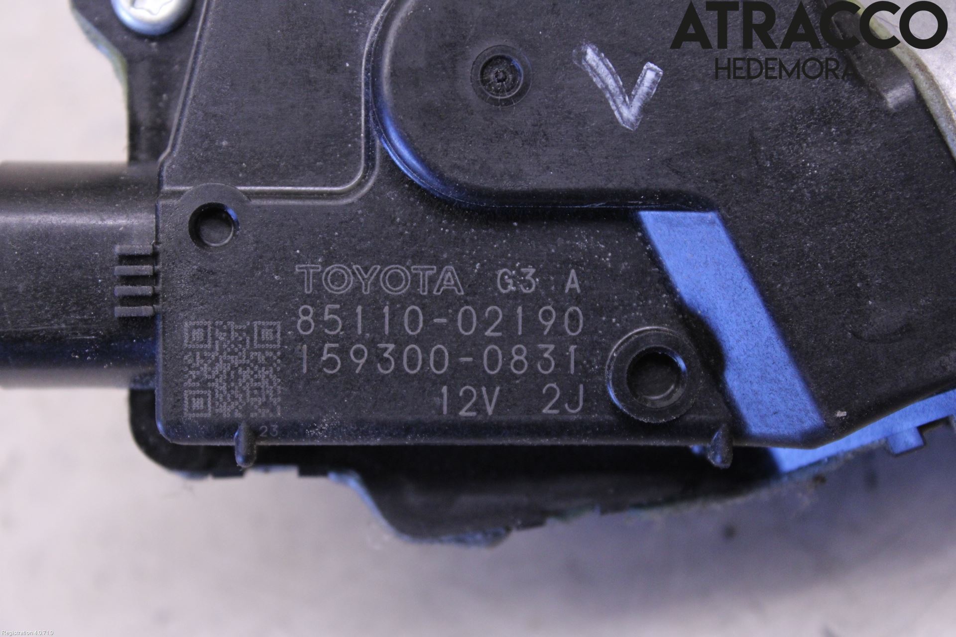 Toyota AURIS 07-09 Viskermotor Frontrute