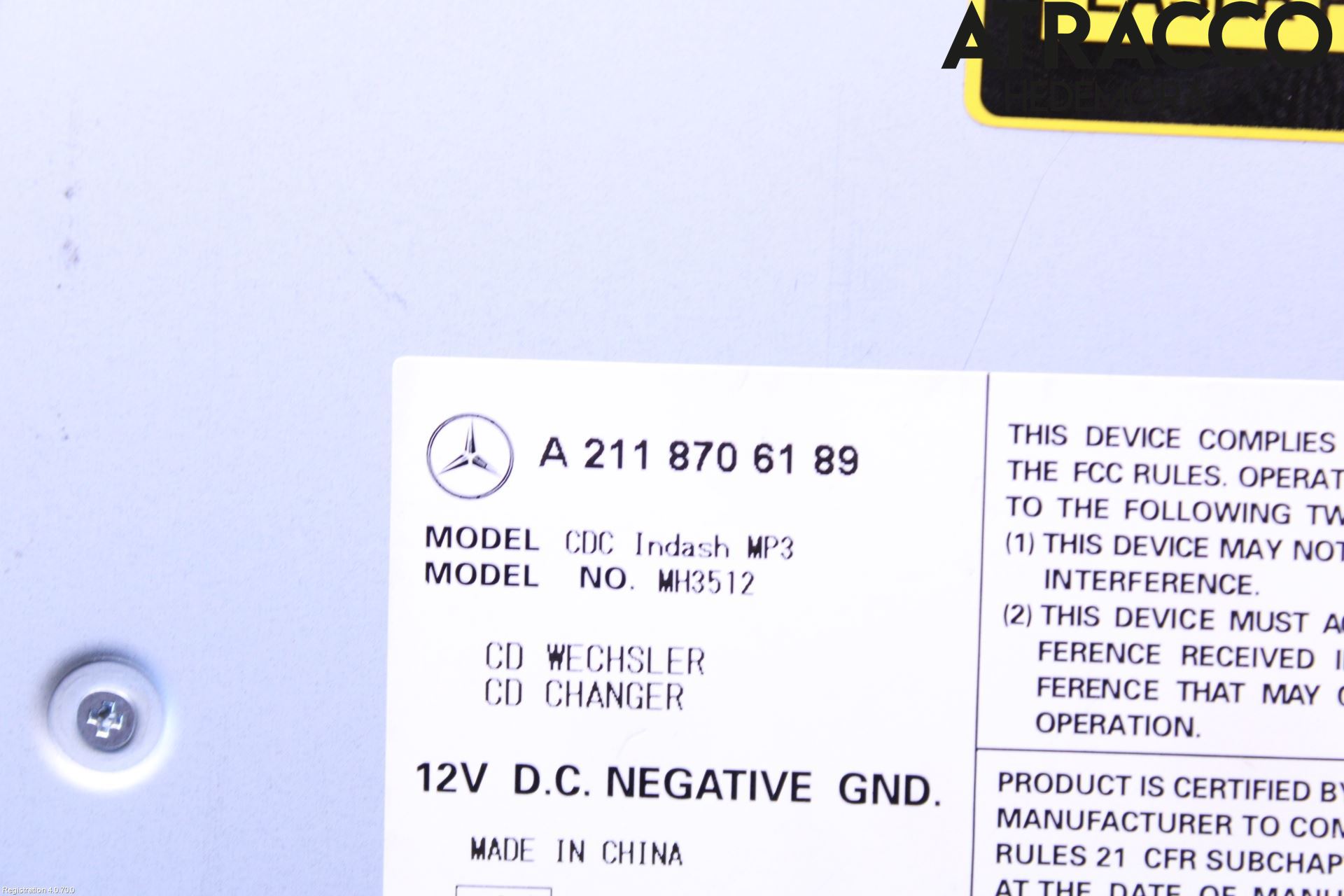 Mercedes-Benz MB CLS (C219) 03-11 Stereo Cd Veksler