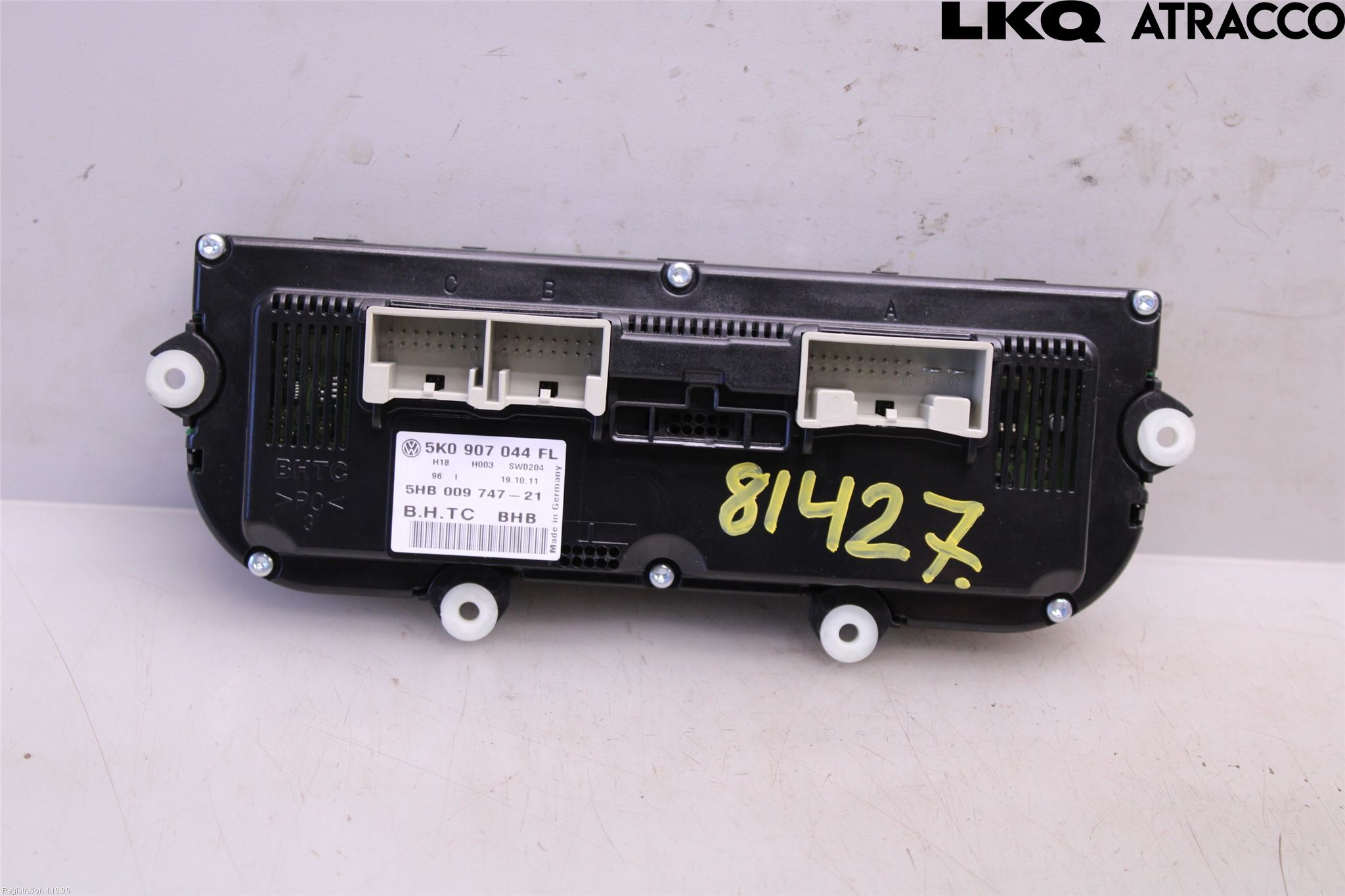Volkswagen VW SHARAN 11- Varme Ac Betjening-Display