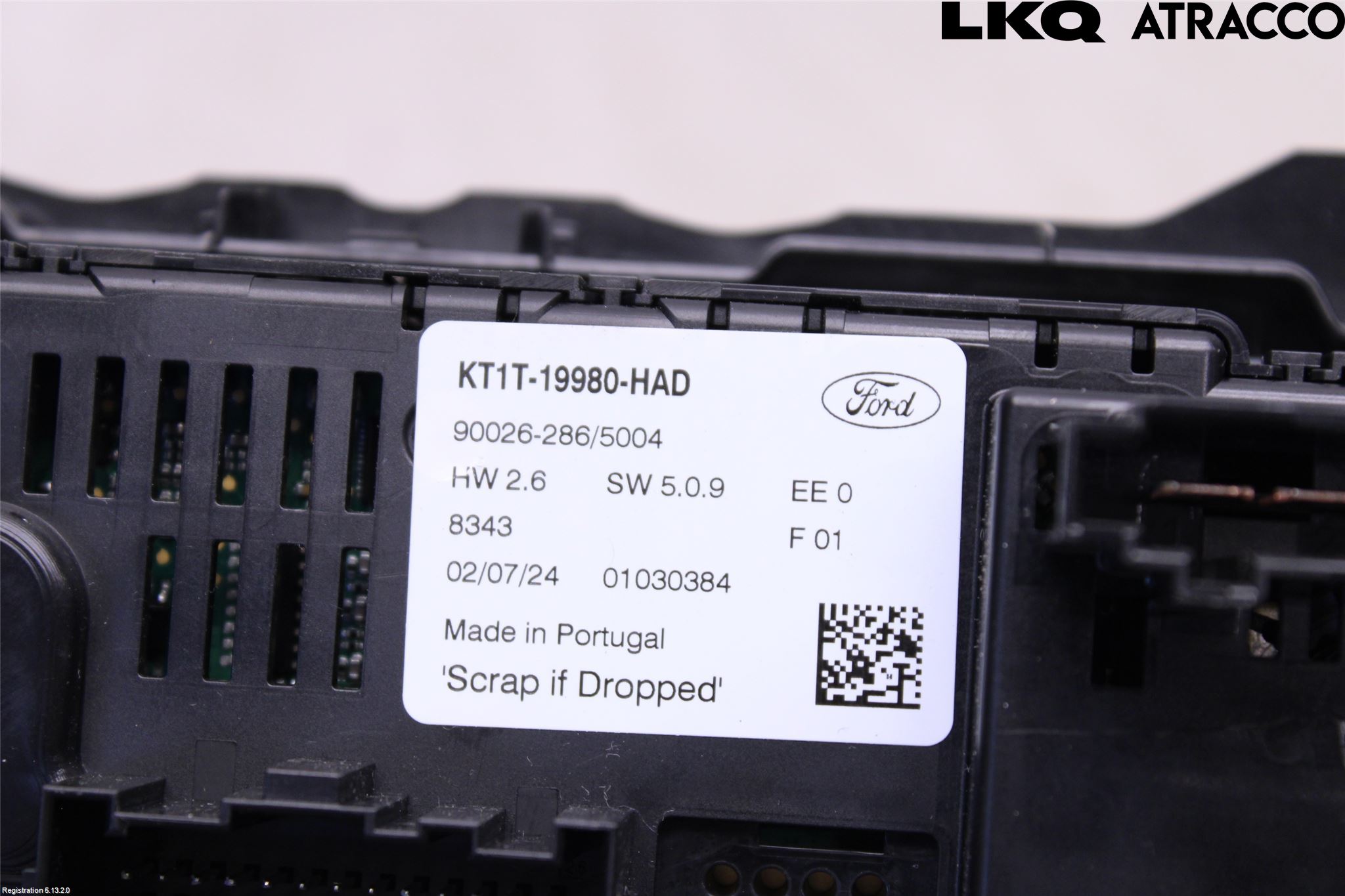 Ford TRANSIT/TOURNEO CONNECT 13-22 Varme Ac Betjening-Display