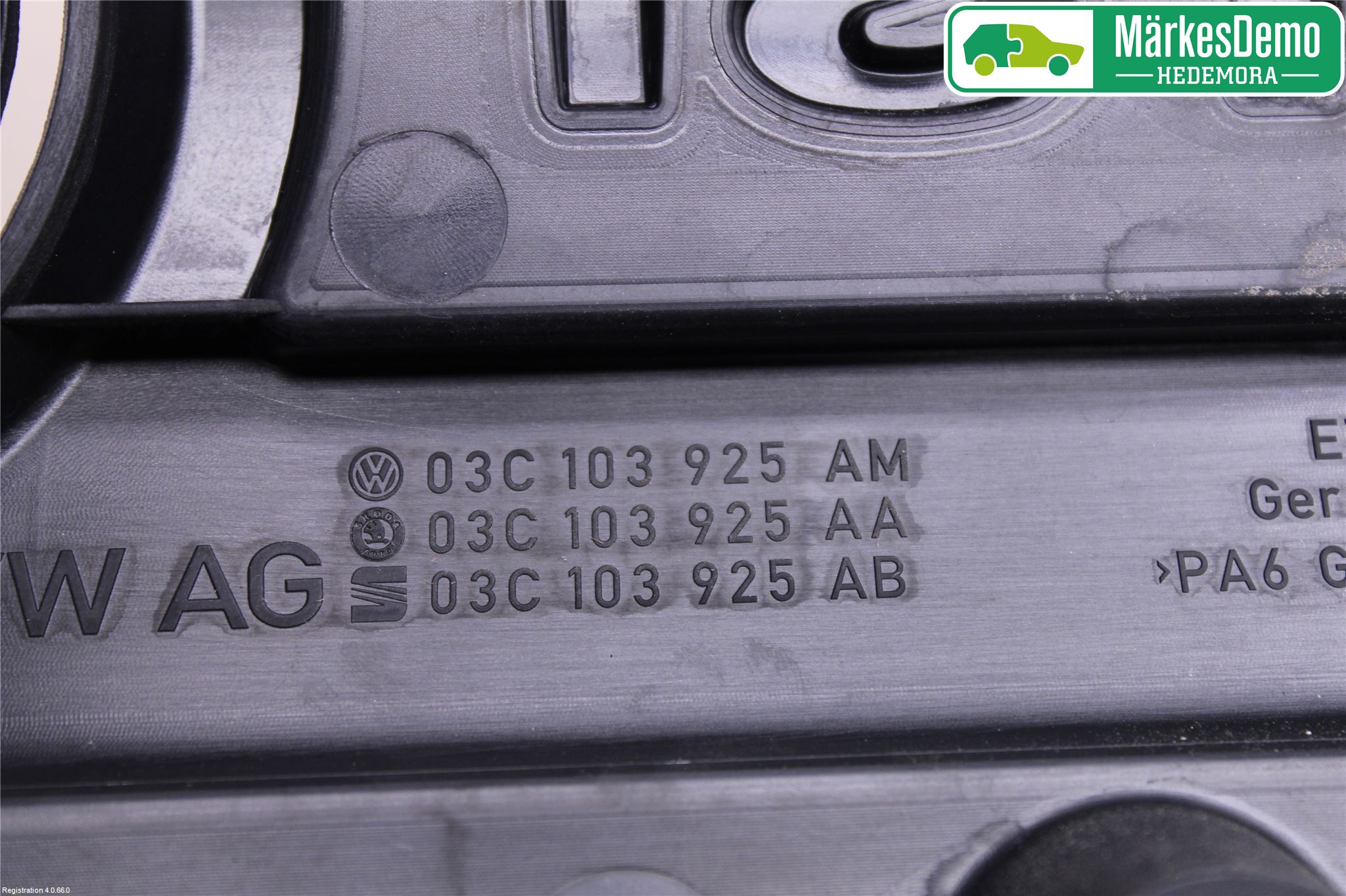 Volkswagen VW GOLF VI 09-13 Motor Deksel Over Motor