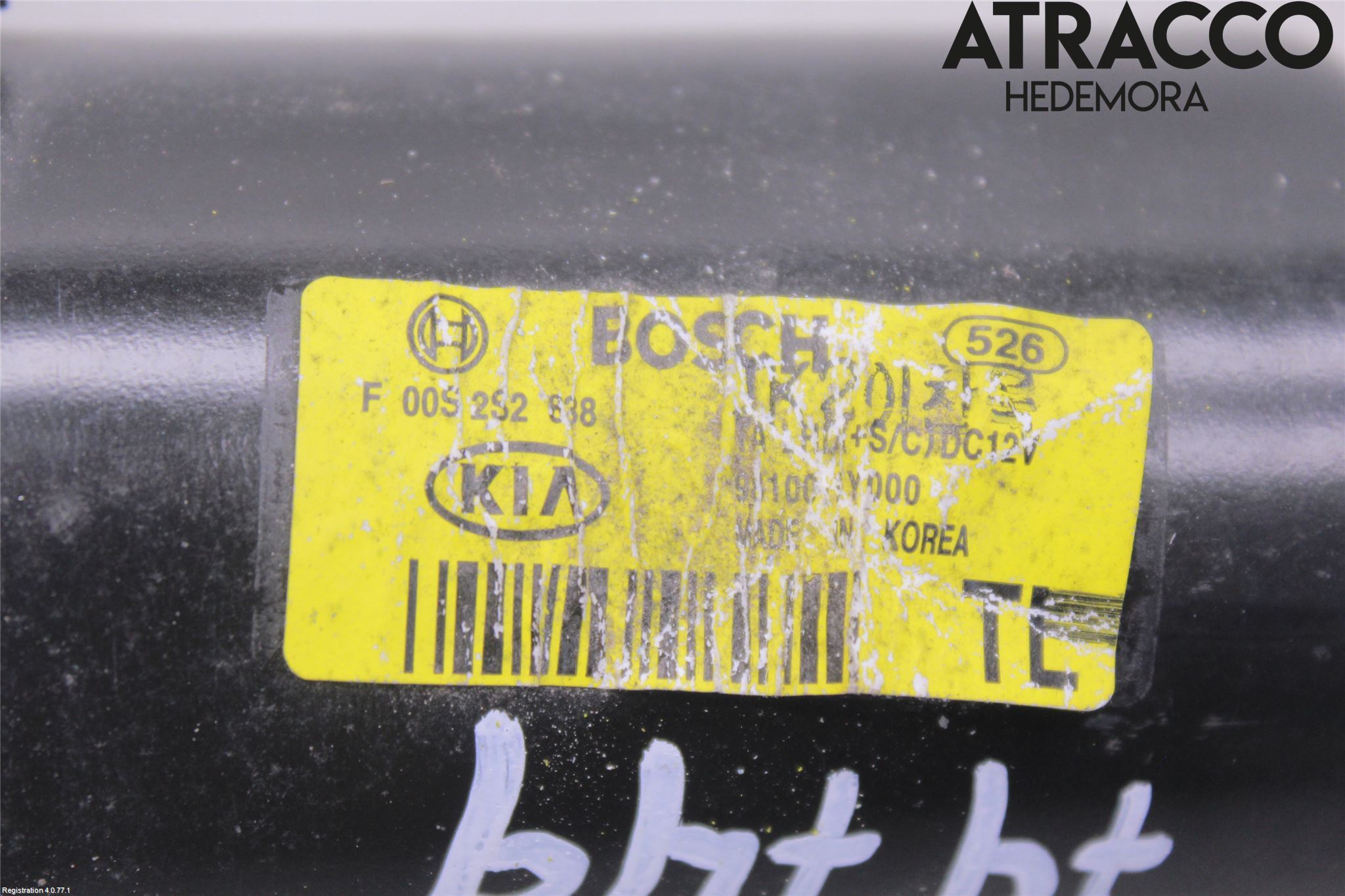 Kia PICANTO 12-17 Viskermotor Frontrute