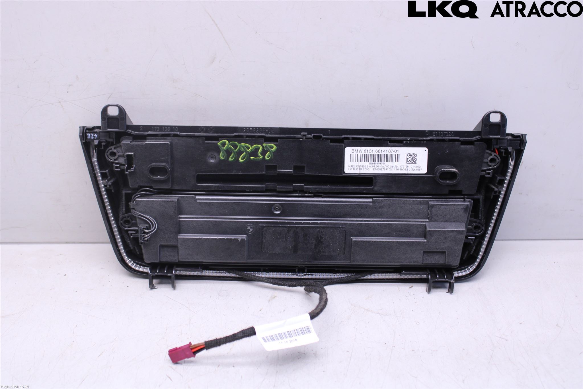BMW 3 F30/F31/F80 12-19 Varme Ac Betjening-Display