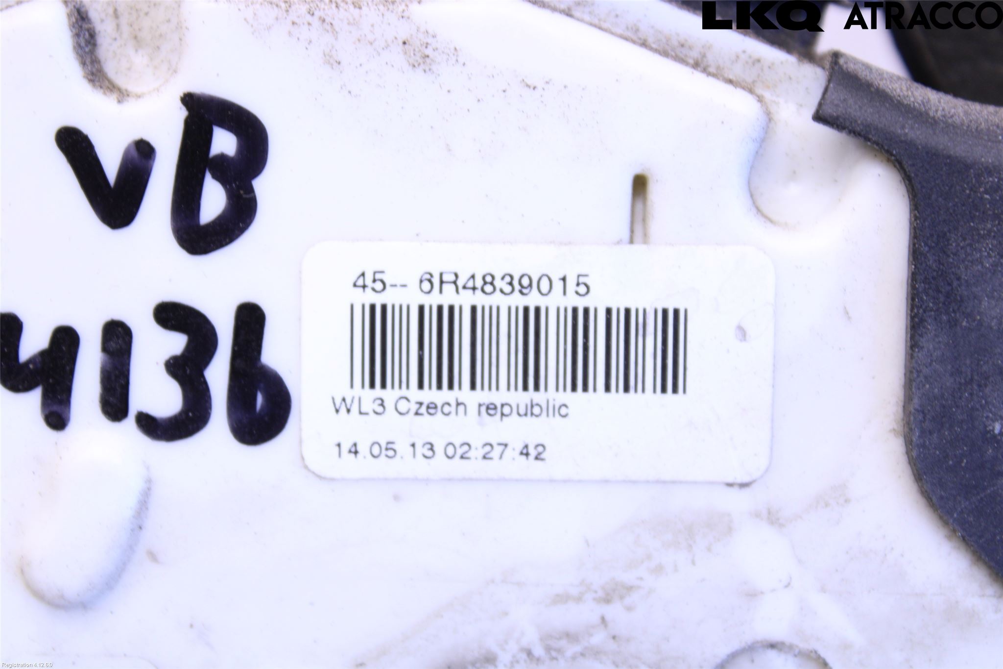 Volkswagen VW POLO 10-17 Dørlås - Låsekasse
