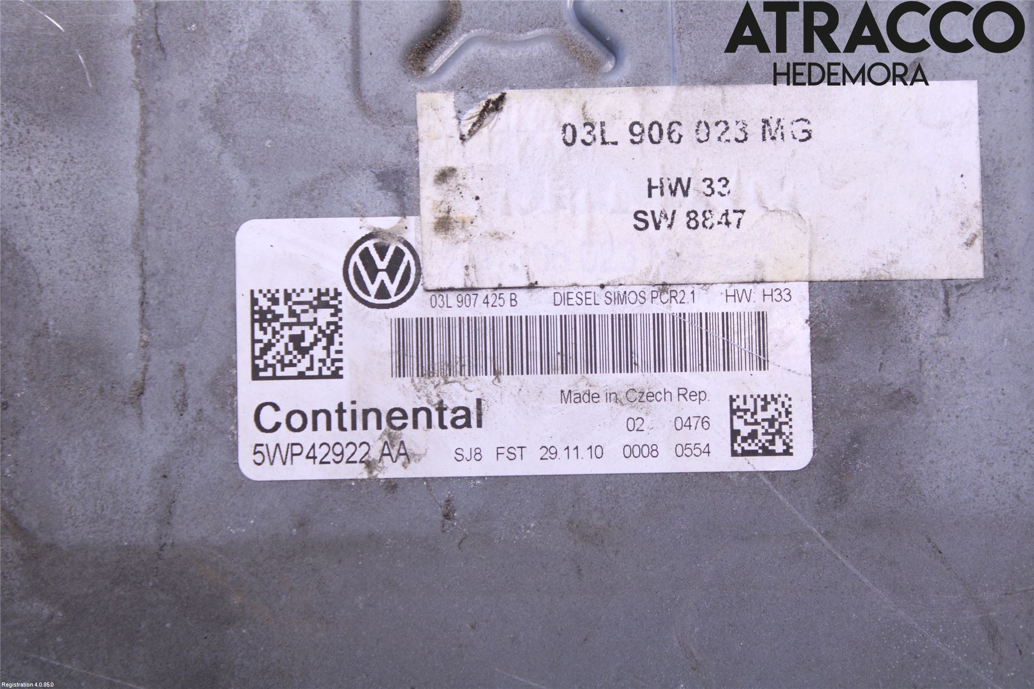 Volkswagen VW POLO 10-17 Styreenhet Dieselpumpe