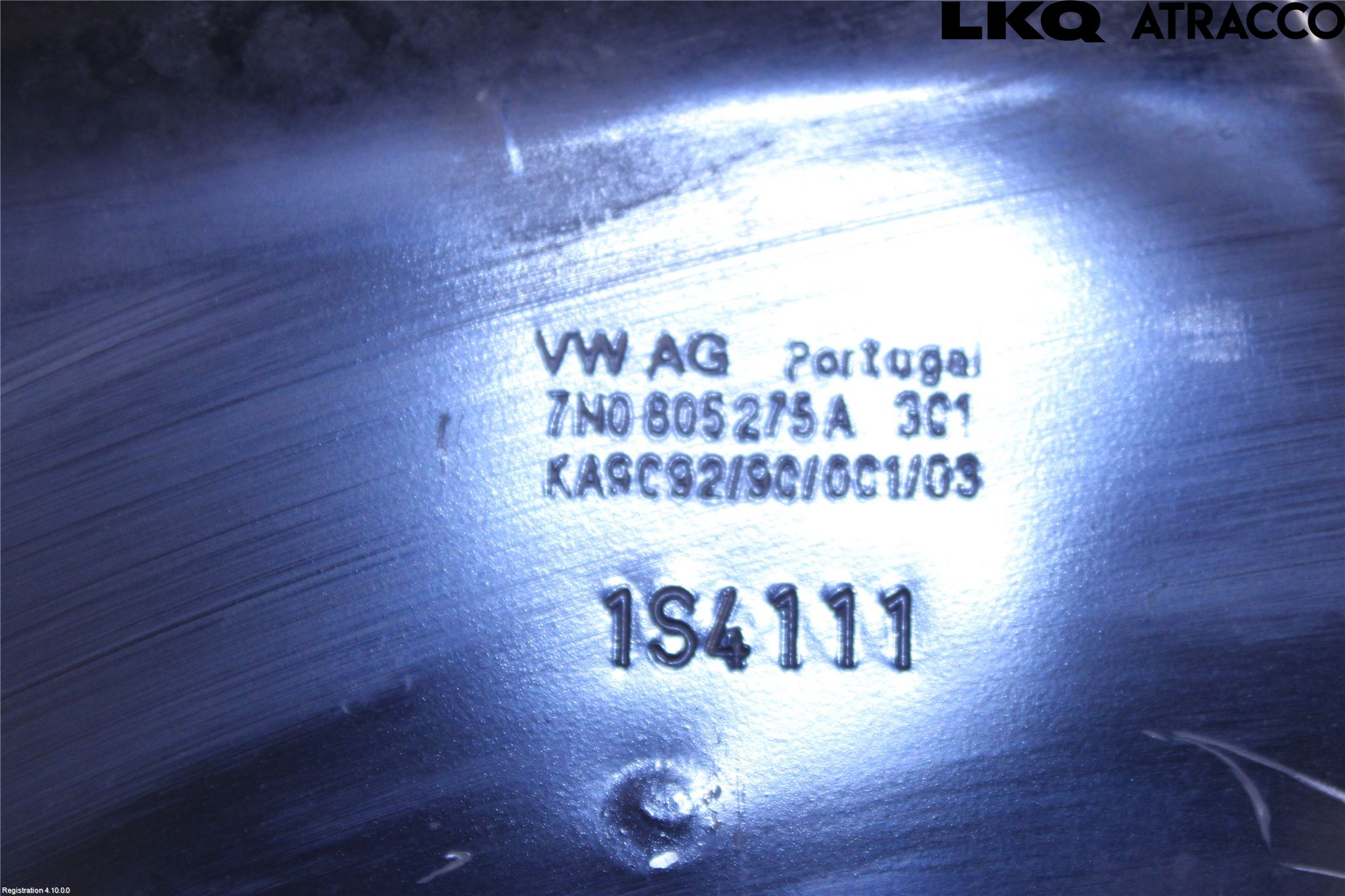 Volkswagen VW SHARAN 11- Visker Deksel-Grill-Under Frr