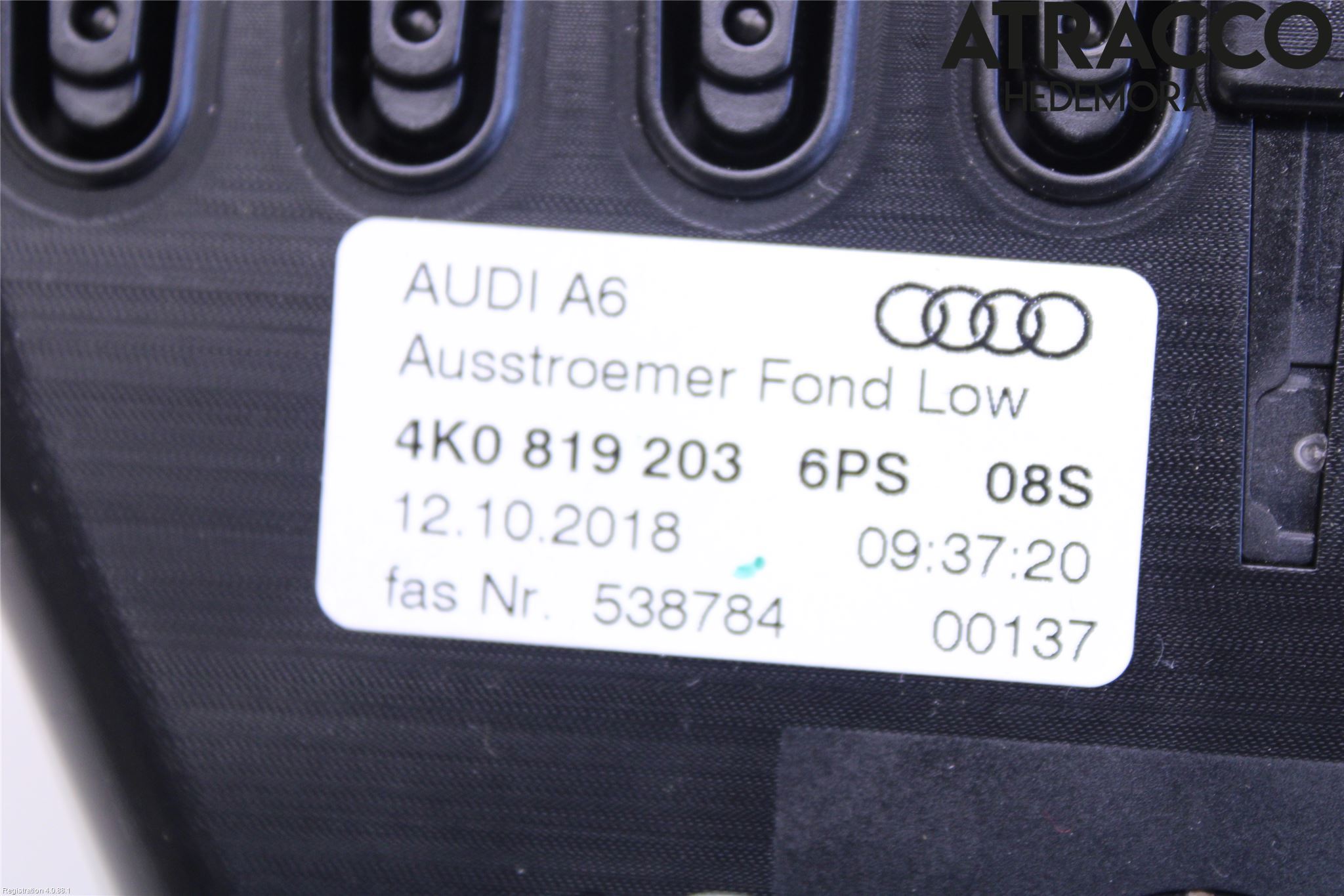 Audi A6 F2/C8 19- Dashbord Kanal - Dyse